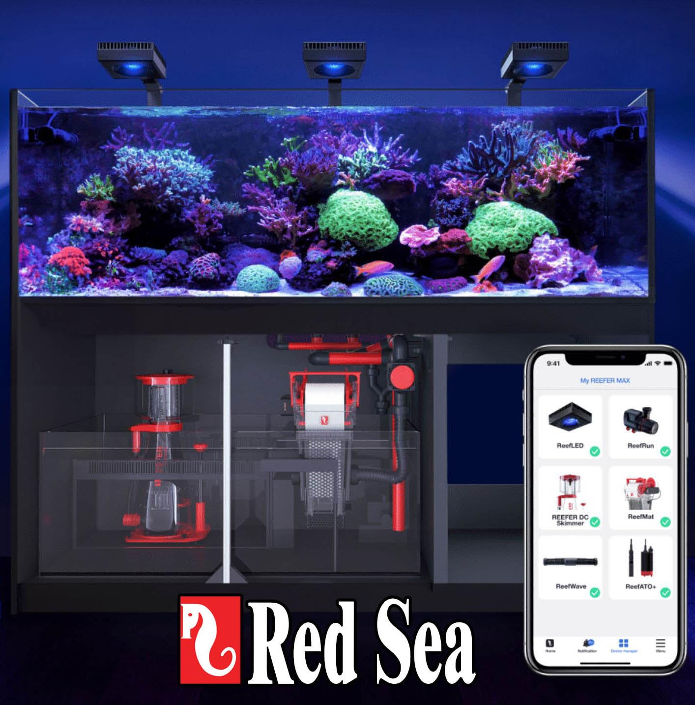 Red Sea ReefWave 25 Gyre Aquarium Water Flow Wave Pump | ReefBeat App Controlled Customized for Aquarium Fish Tank for Saltwater