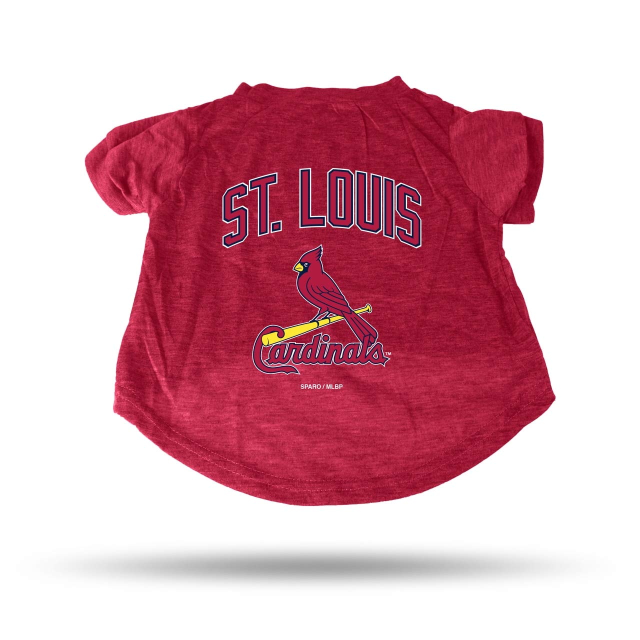Rico Industries Mlb St. Louis Cardinals Pet Tee Shirtpet Tee Shirt Size L, Team Colors, Size L