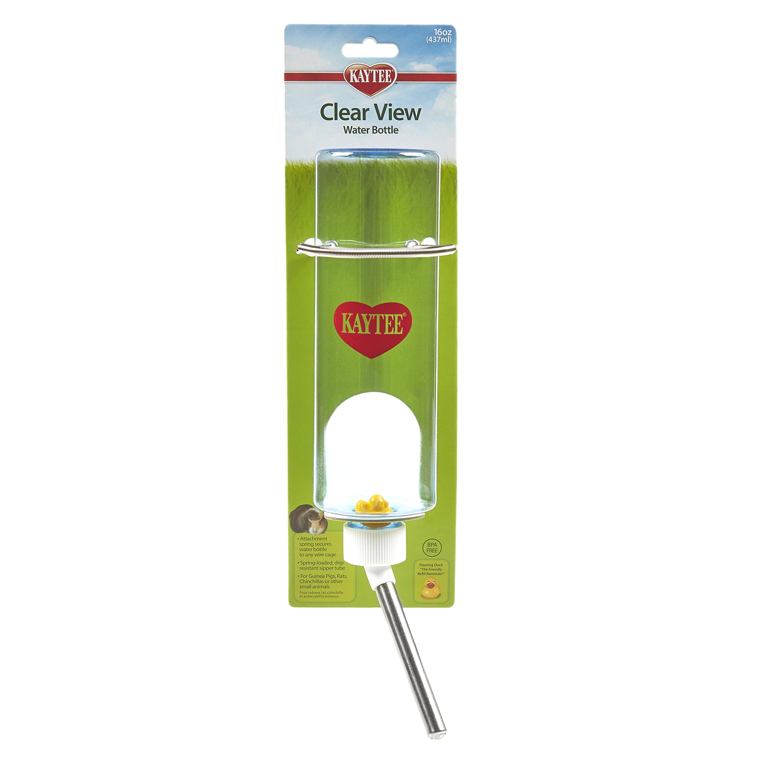 Kaytee Clear View Water Bottle For Small Pets