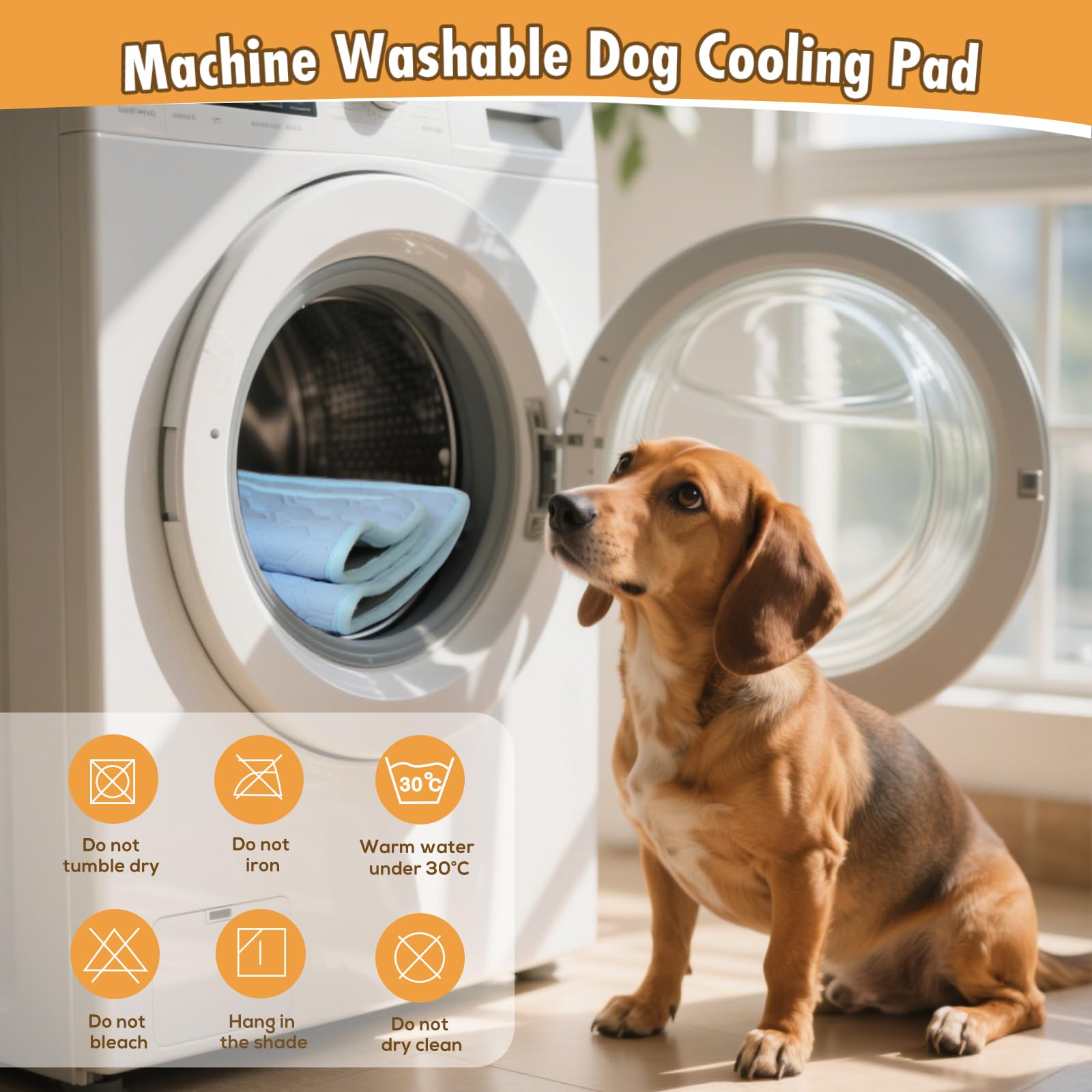 Dgdgbaby Cooling Mat For Dogs Thicken Pad For Cats,Rabbit&Medium,Large Dogs Internal Arc-Chill Cool Fiber Dog Cooling Mat Non-Sl