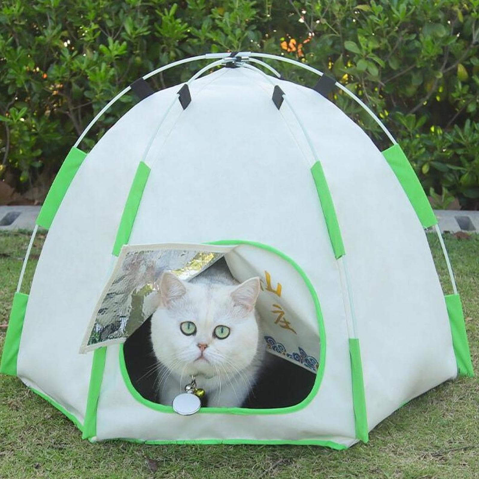 APIRILY Pet Tent Nest Accessories Summer Cat House for Puppy Activity Center Camping S White | Pet Supplies | Cat Supplies | Bed