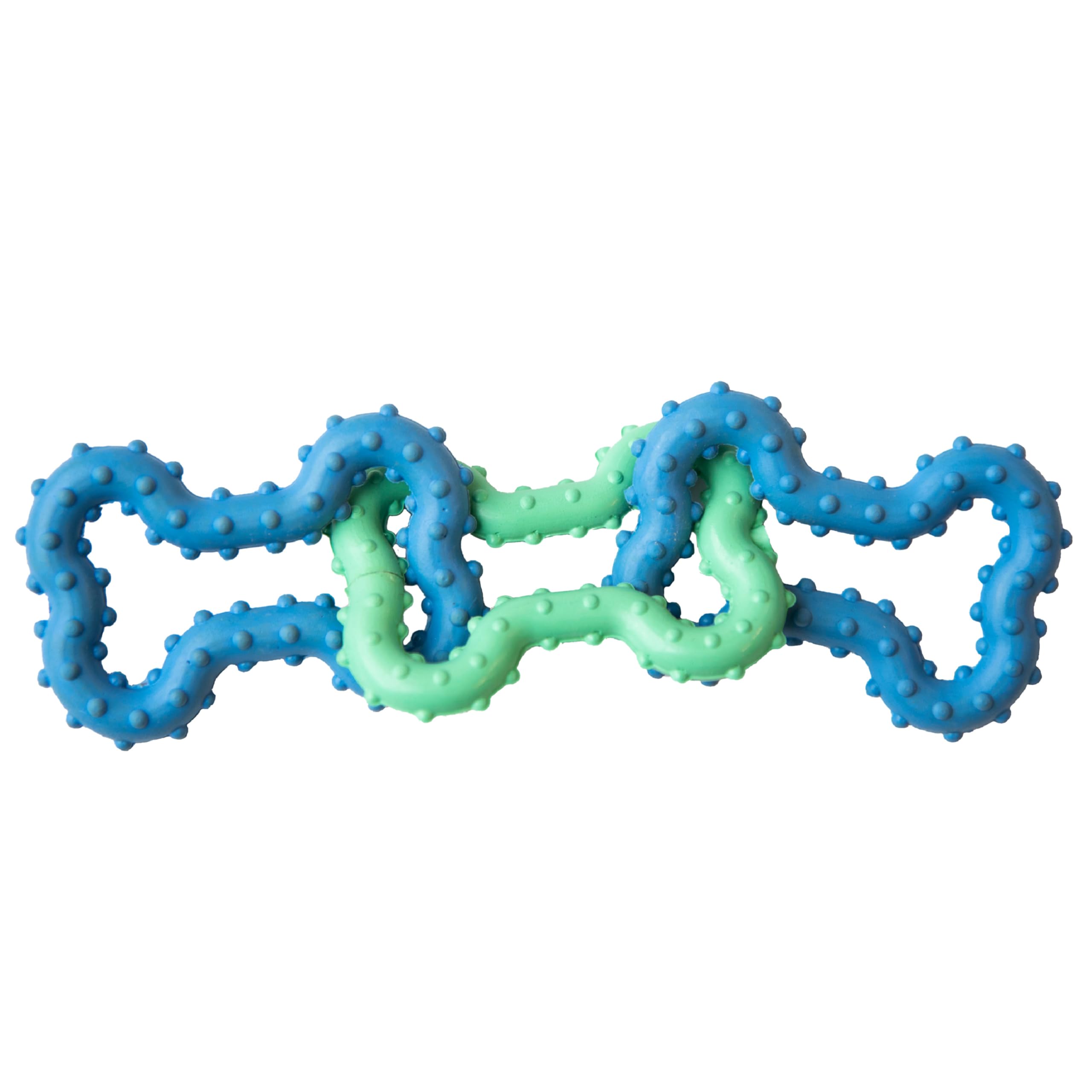 Outward Hound Bone Tugz Tug-Of-War Dog Chew Toy, Blue