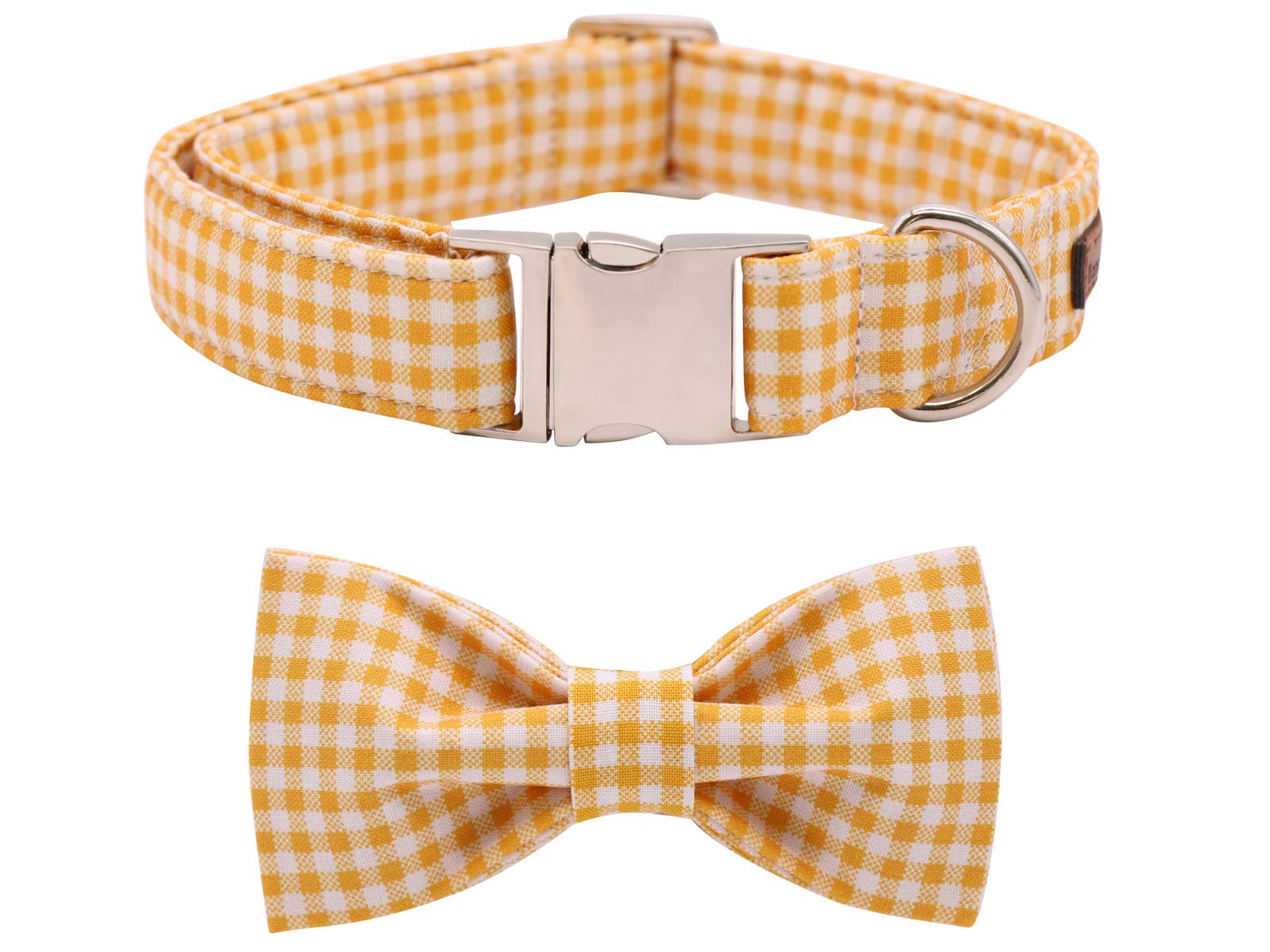 Lionet Paws Dog Collar With Bowtie, Durable Adjustable And Comfortable Collar For Xx-Small Dogs And Cats, Neck 7-11In