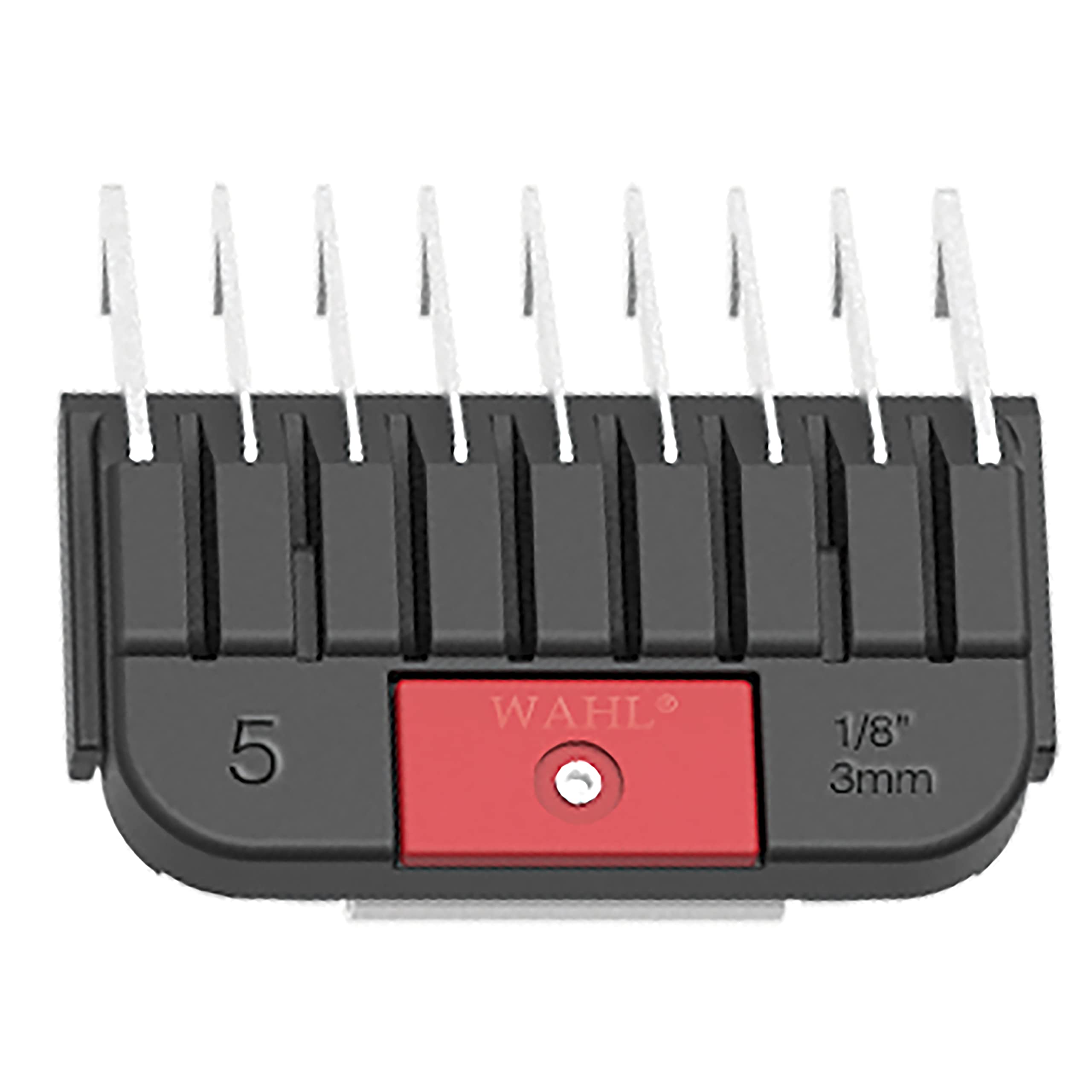 Wahl Professional Animal Stainless Steel Attachment Guide Comb Detachable Blade Pet Clippers - #5, 1/8 Inch Cut Length (3371-100