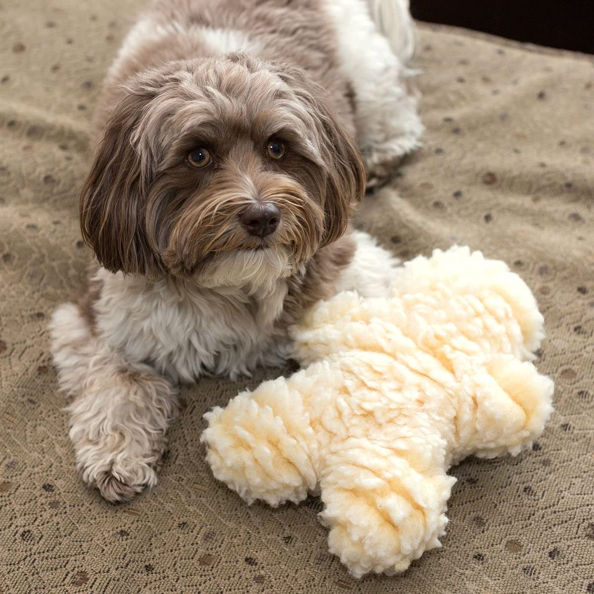 Hugglehounds Dog Fleece Man Natural Medium