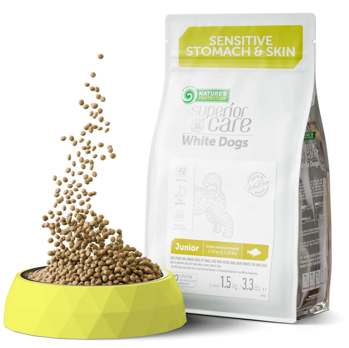 Nature'S Protection Superior Care White Dogs Grain-Free Dry Dog Food - High Protein, Tear Stain Dog Food For Small & Mini Breeds