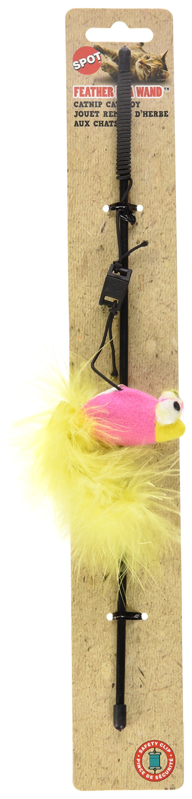 Ethical Feather Boa Toy With Wand And Catnip Cat Toy