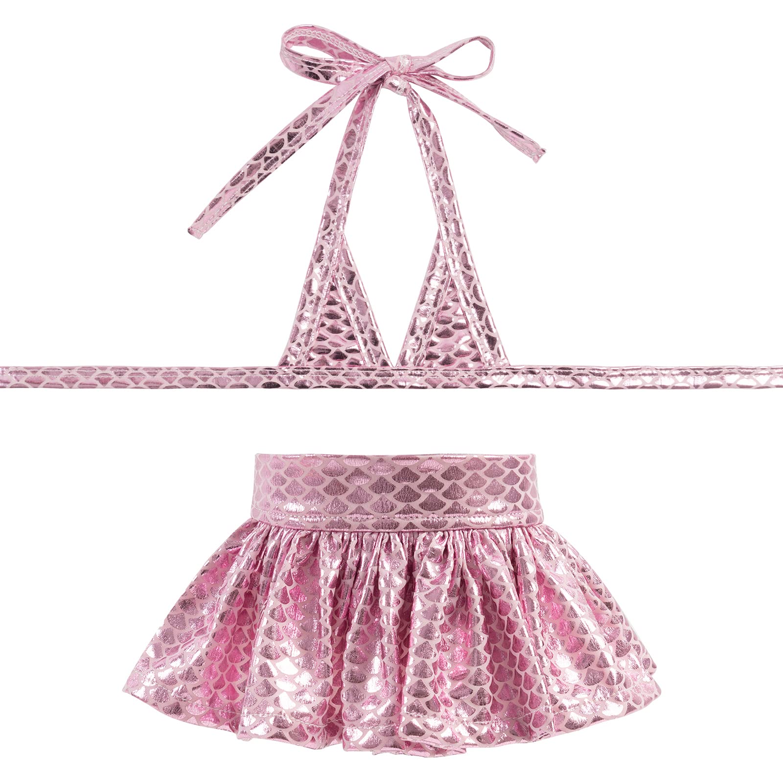Cutebone Dog Bikini Dress, Stylish Swimsuit Costume For Small Dogs, Comfortable & Adjustable Puppy Bathing Suit, Soft Outfit Pet