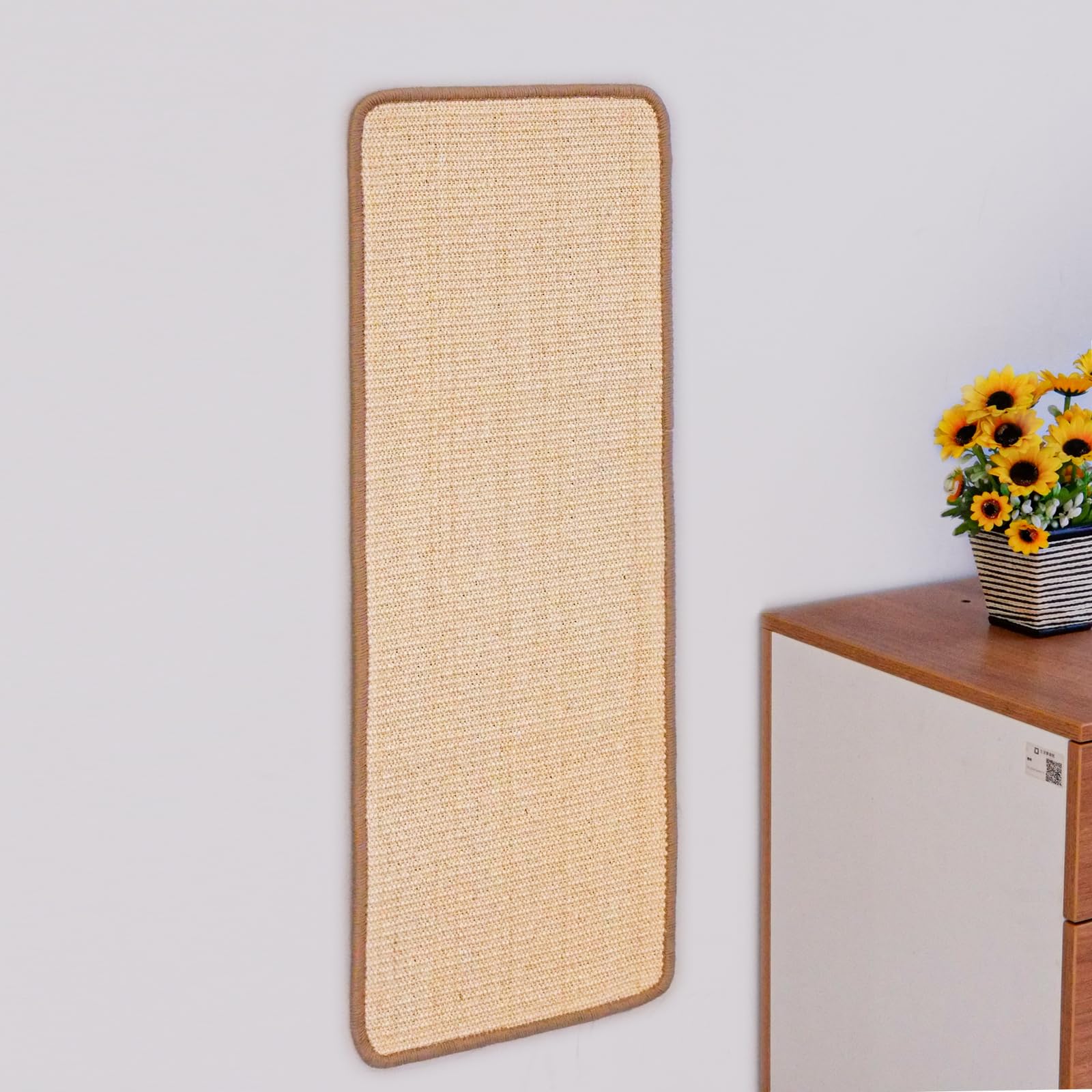Cheerhome Pets Sisal Cat Scratcher For Indoor Cats Scratching Pad Vertical Cat Scratcher L Shape Cat Scratching Board Cat Scratc