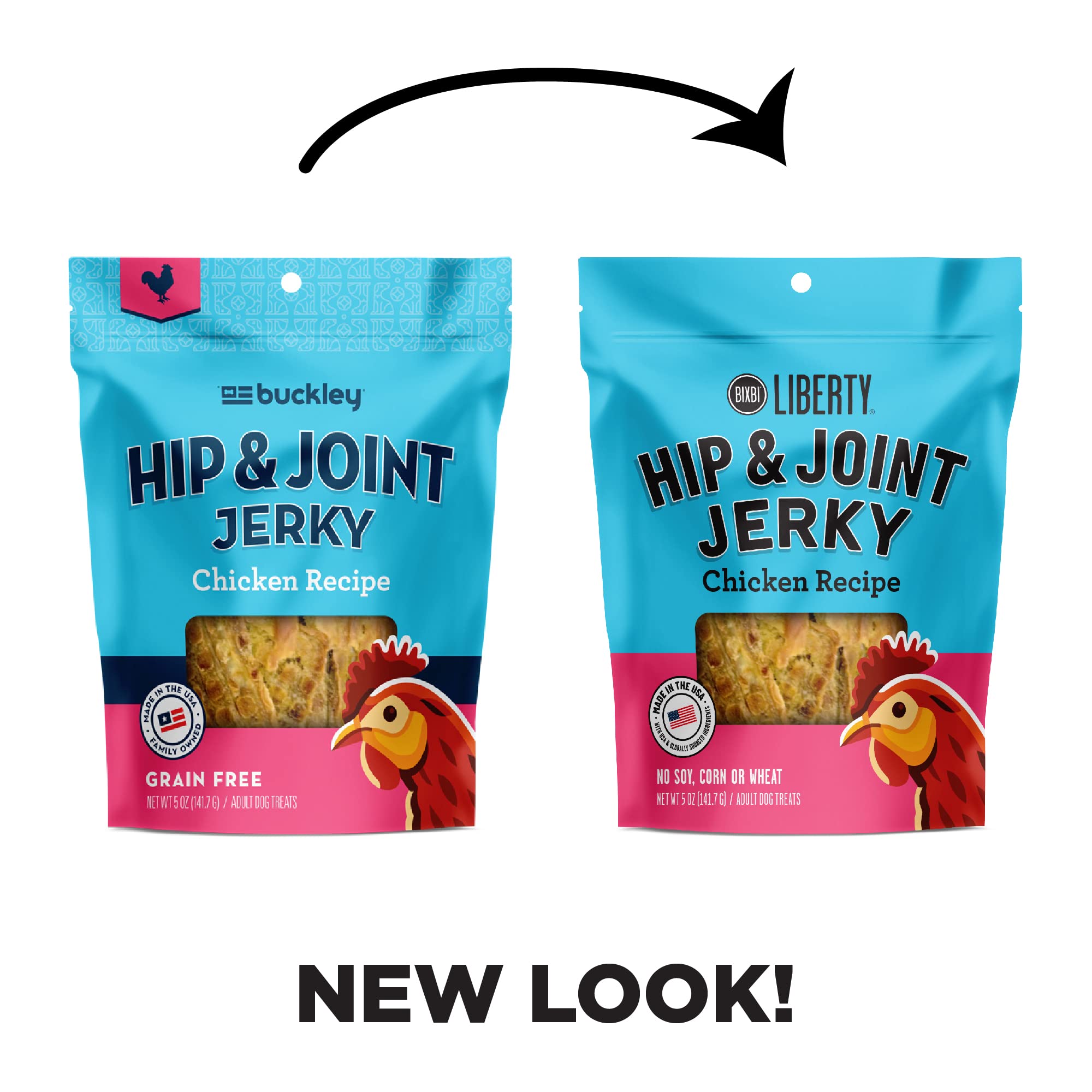 Liberty Functional Healthy Hip And Joint Dog Jerky Treats, Chicken, 5 Ounce