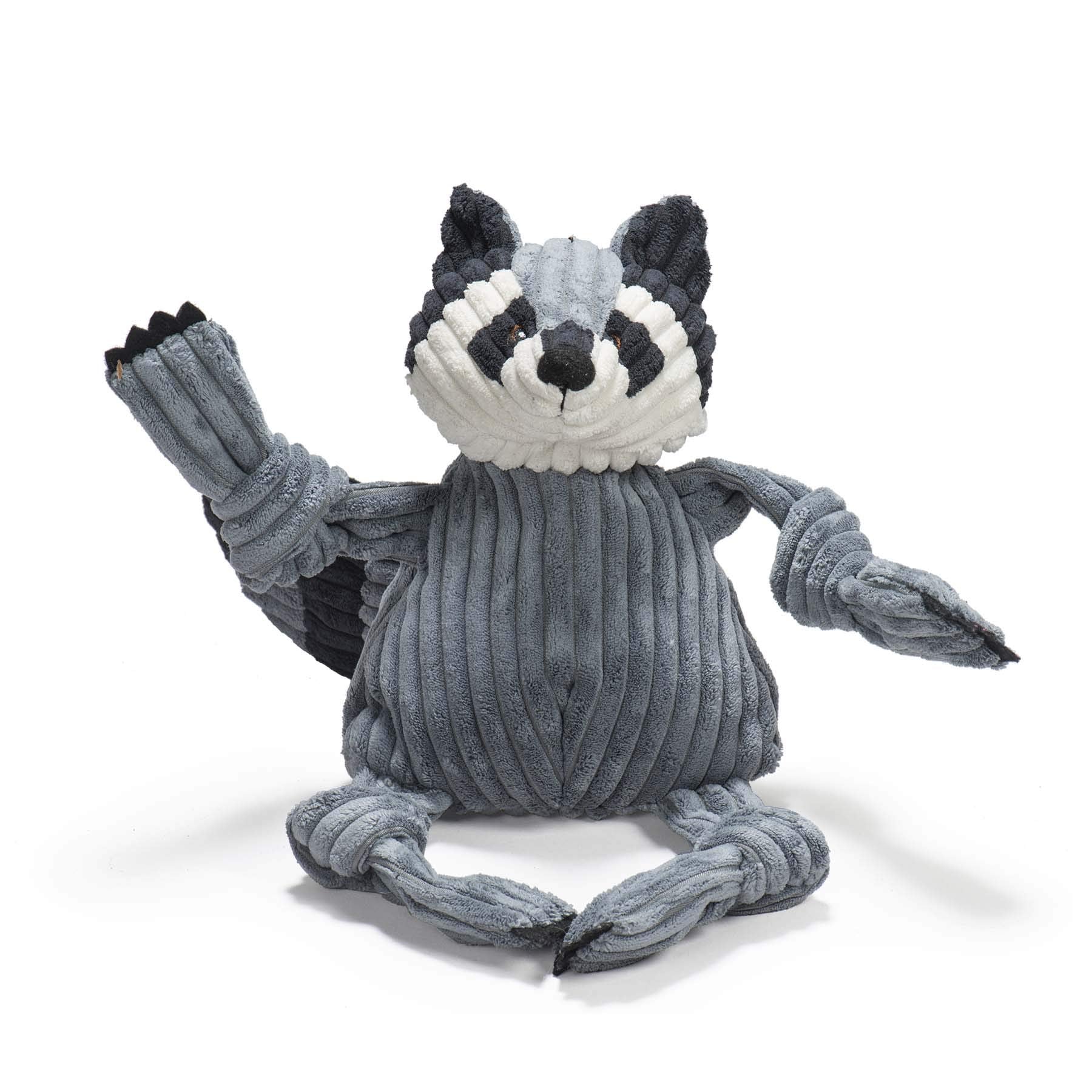 Hugglehounds Knotties Plush Dog Toy- Squeaky Interactive Puppy Toys- Soft Yet Tough, Reinforced, Durable Stuffed Pet Plush Toy For All Breeds And Ages- For Large And Xl Dogs- Large Raccoon