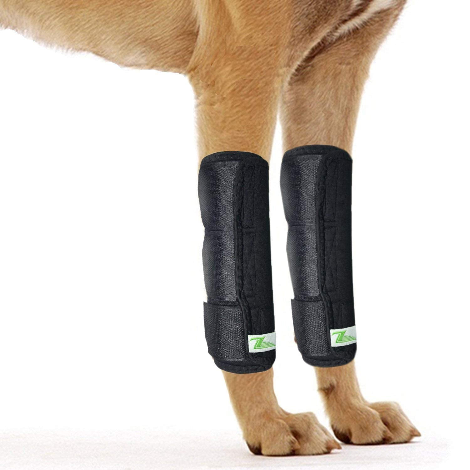 Dog Leg Brace One Pair Heals Hock Joint Wrap Sleeve for Front Legs(L/Front)