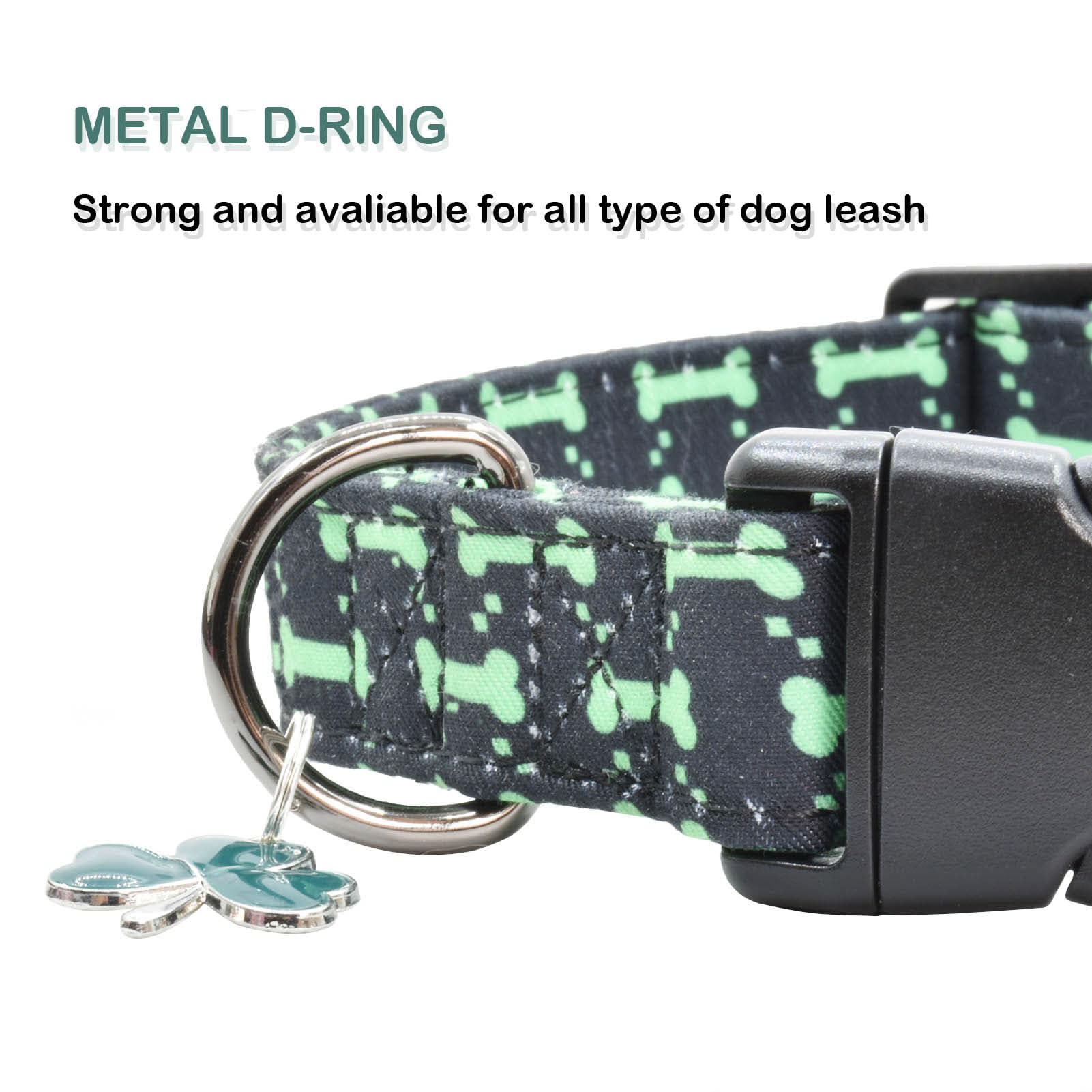 2 Pcs Cotton Dog Collar Soft Cute Flower -3 Sizes Soft Nylon Puppy Collar Adjustable For Girl Female Small Medium Large Dogs(03M