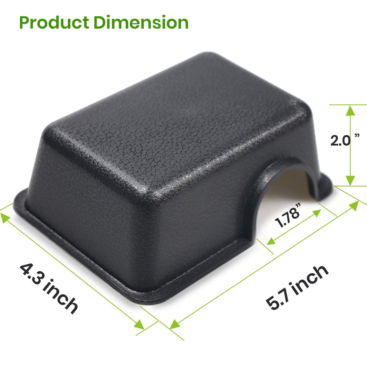 Reptile Hide Box Feel Secure And Safe Gecko Hide Durable Material?asy To Clean?nake Hide Box (Small Size)