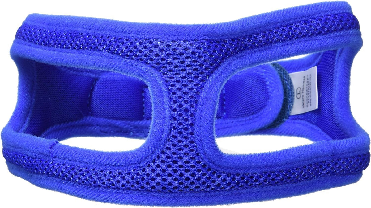 Chokefree Velpro Mesh Pet Shoulder Harness Collar, 18', Blue