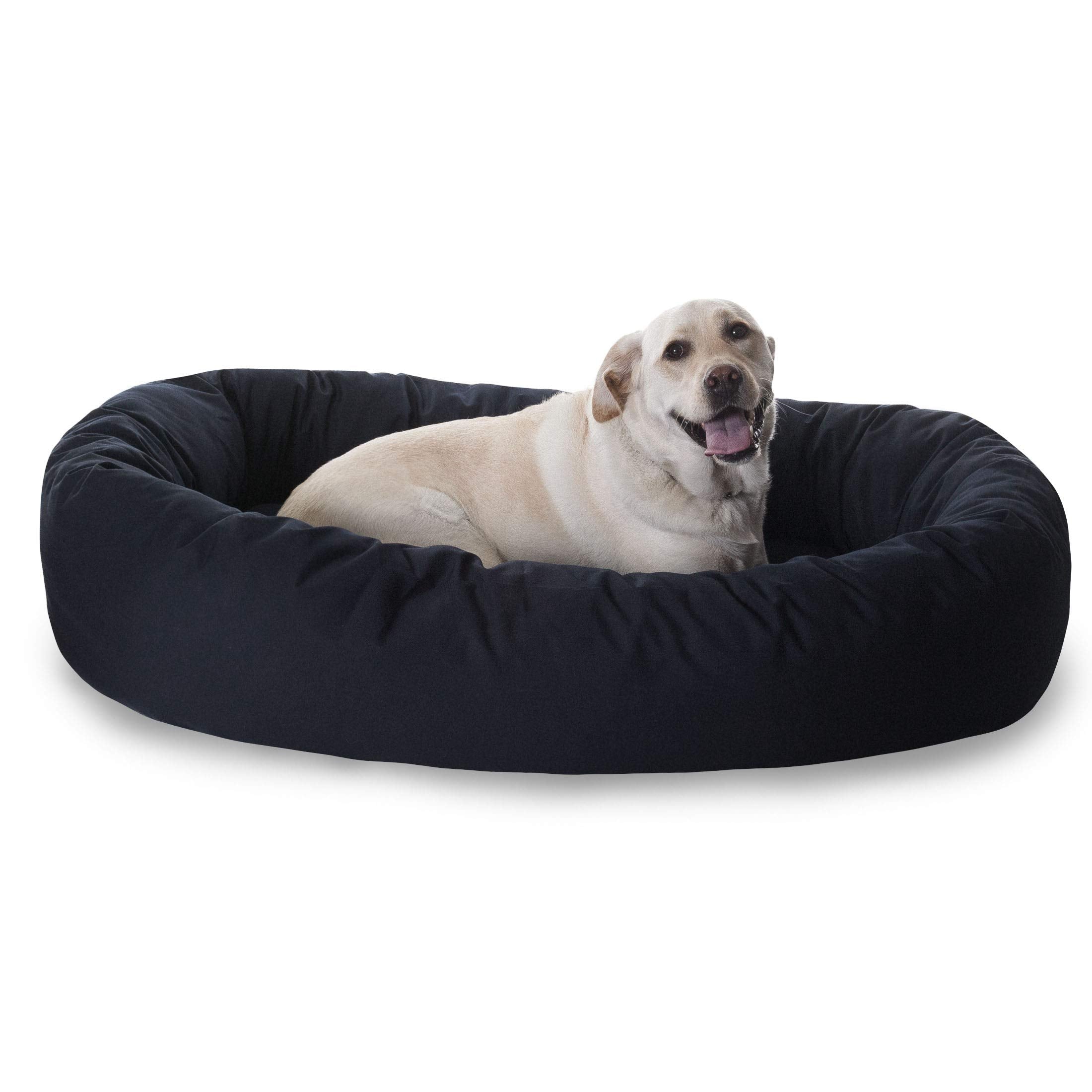 Majestic Pet 52 inch Black Bagel Dog Bed Products