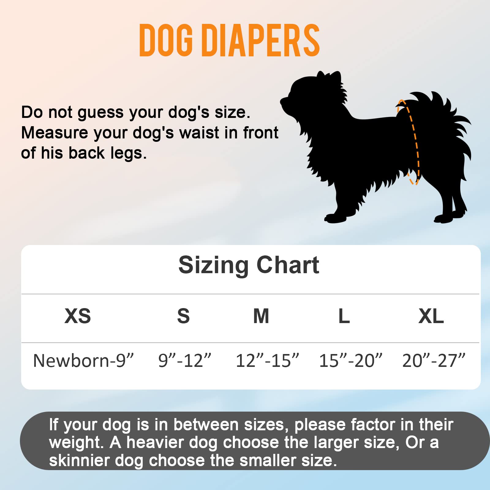 Washable Dog Diapers Female, 3 Pack Premium Reusable Diapers, High Absorbency Leak-Proof Puppy Diapers For Female Dog In Heat, P