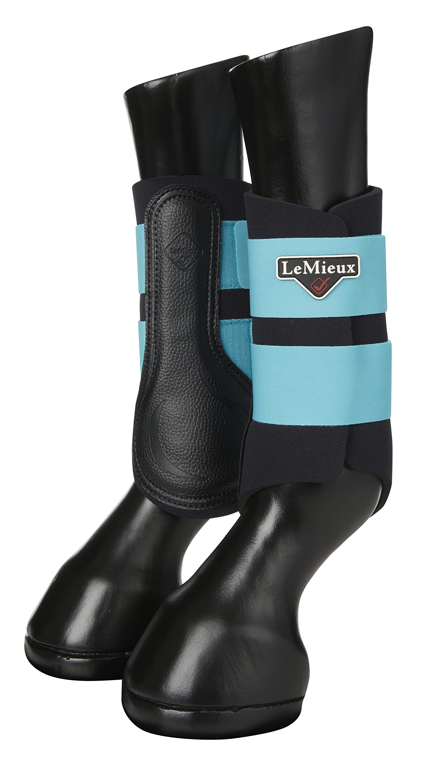 Lemieux Grafter Brushing Horse Boots - Protective Gear And Training Equipment - Equine Boots, Wraps & Accessories (Azure - Large
