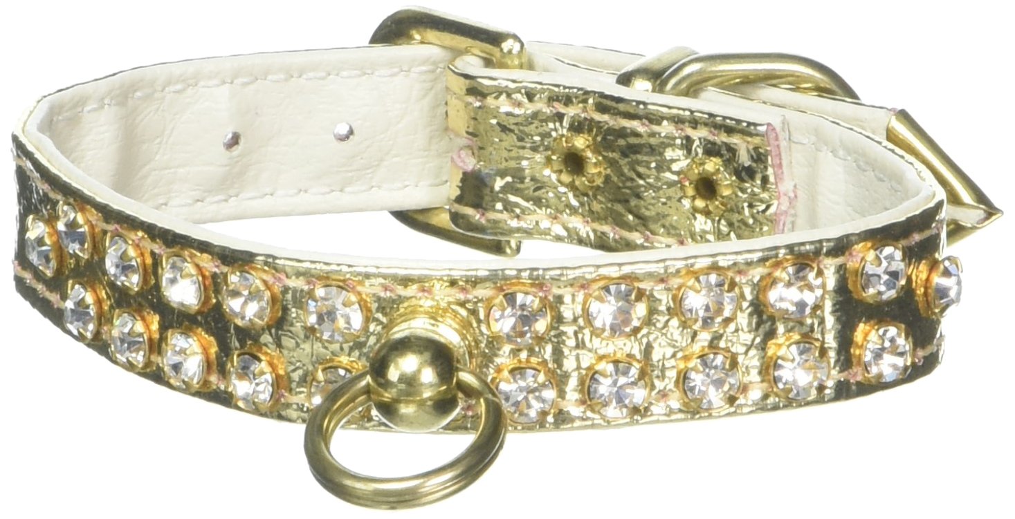 Dog, Puppy & Pet Collar, 31 Clear Crystal Jewelry Set Gold 10