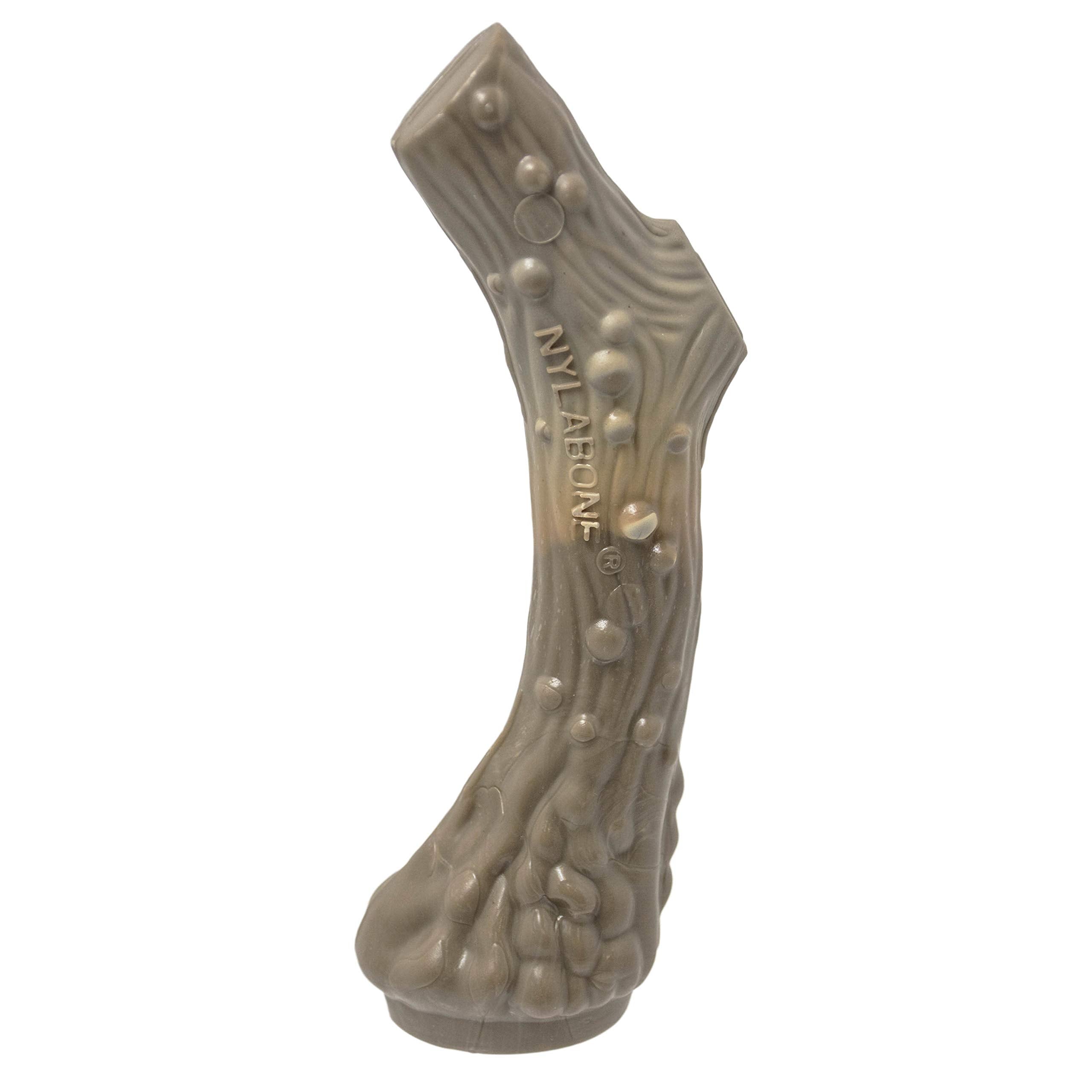 Nylabone Power Chew Antler Alternative Nylon Chew Toy For Dogs, Dog Toys For Aggressive Chewers, Venison Flavor, Medium/Wolf (1 Count)