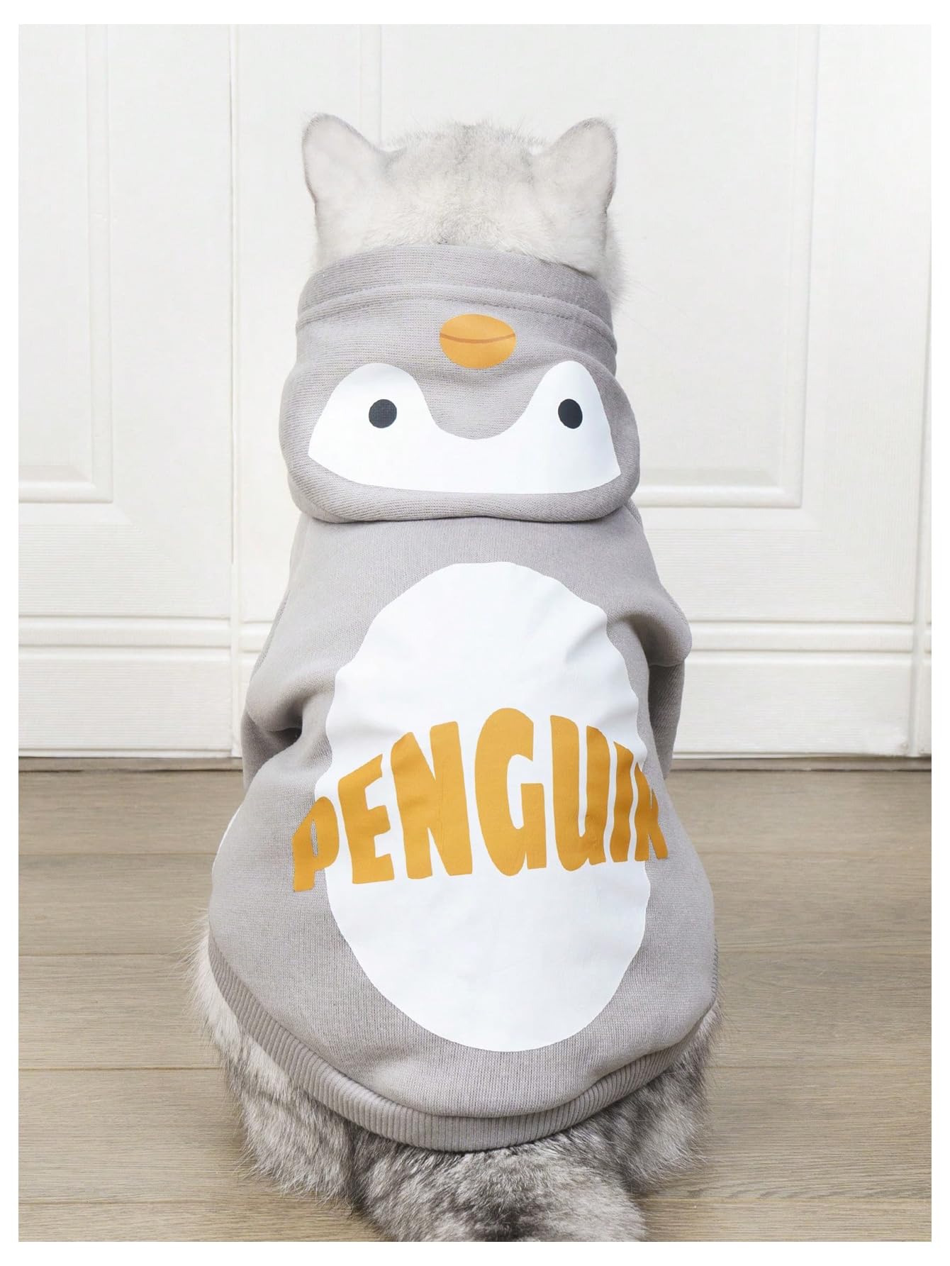 QWINEE Dog Hoodies Chicken Design Cat Dog Clothes Warm Winter Puppy Clothes Chihuahua Outfit Pet Hoodie for Small Medium Dogs Ca