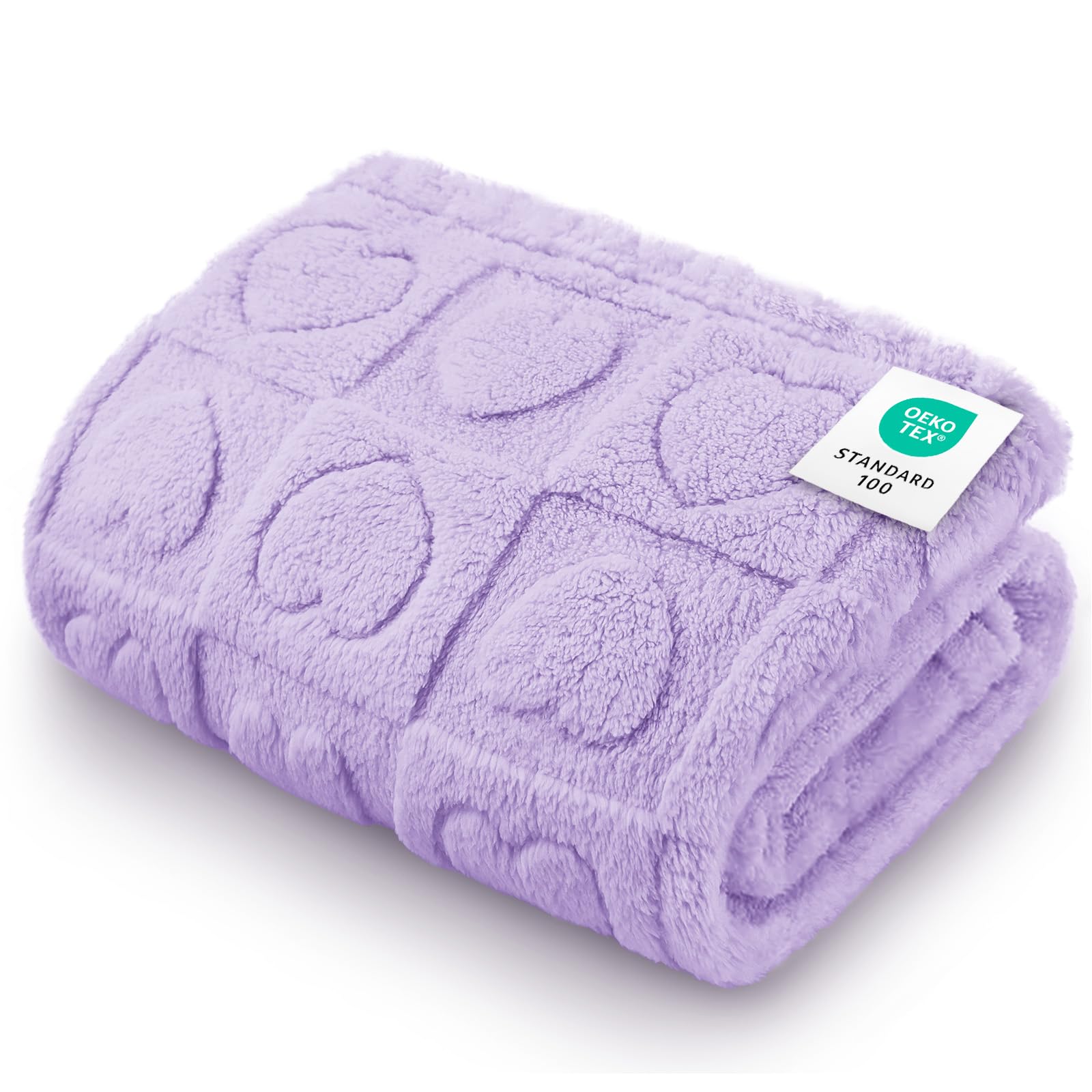 Luciphia Small Dog Blanket Washable Pet Bed Cover Soft Fluffy Puppy Blanket with Premium Fleece 300GSM Cozy Calming Cat Blankets