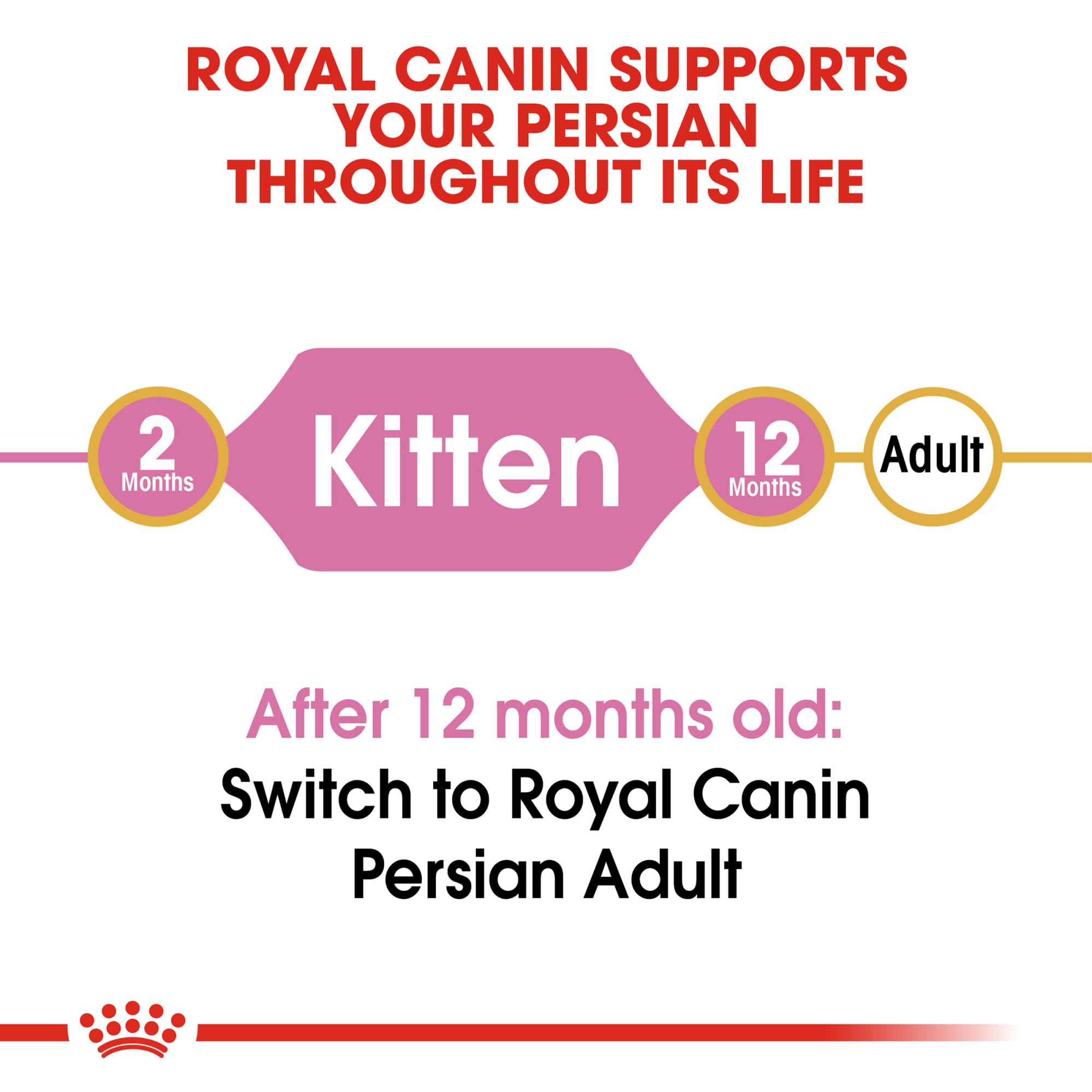 Royal Canin Persian Breed Dry Kitten Food, 3 lb.