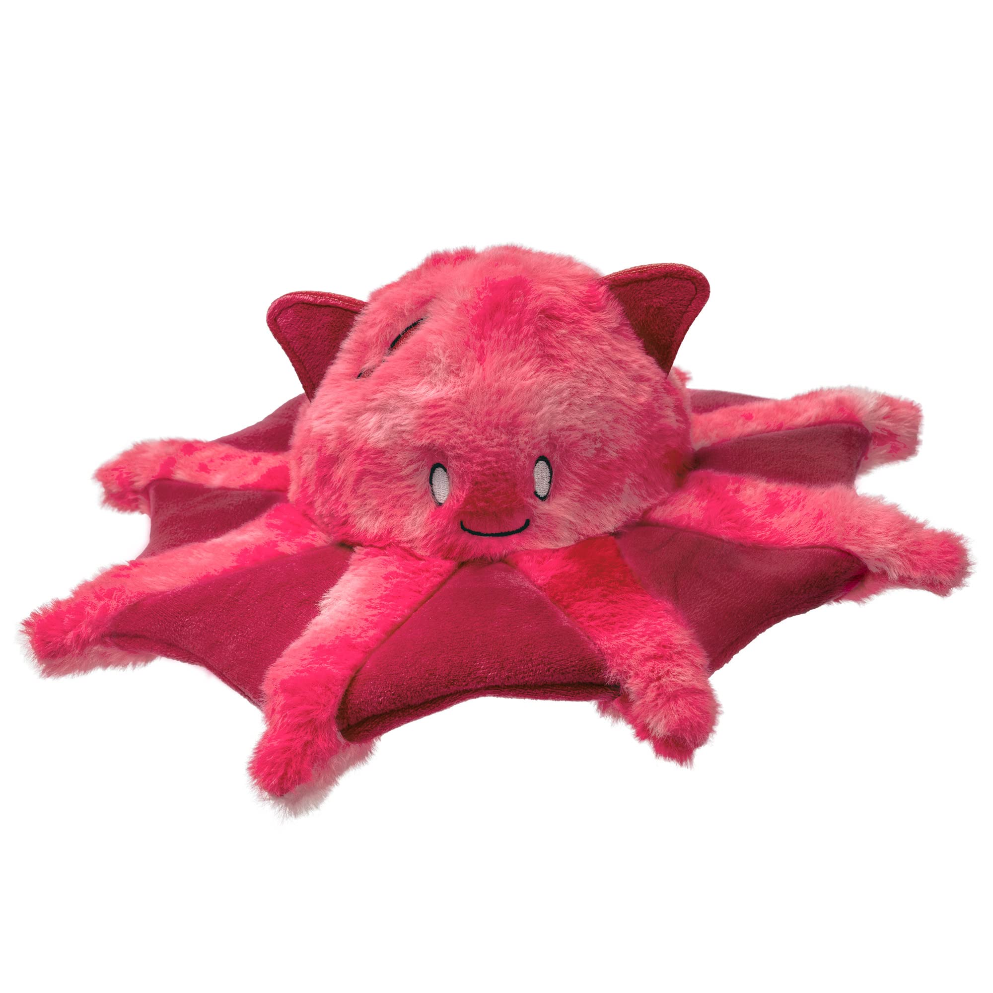 Furhaven Crinkle & Squeaky Plush Dog Toy for Small/Medium Dogs, Washable w/ Ruff Stuff Reinforcement - Kraken the Vampire Squid 