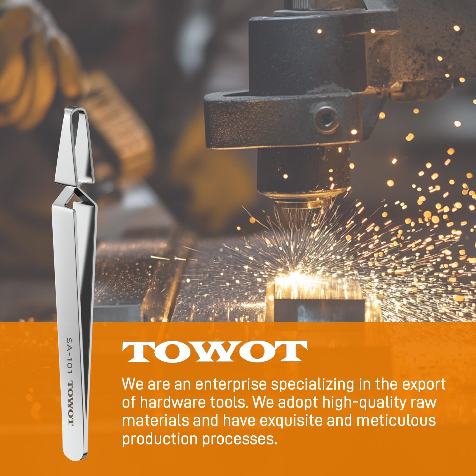 Towot Tick Removal Tool- Stainless Steel Flea & Tick Tweezers For Dogs & Cats, And Humans, Effective Tick Control Puller & Fine