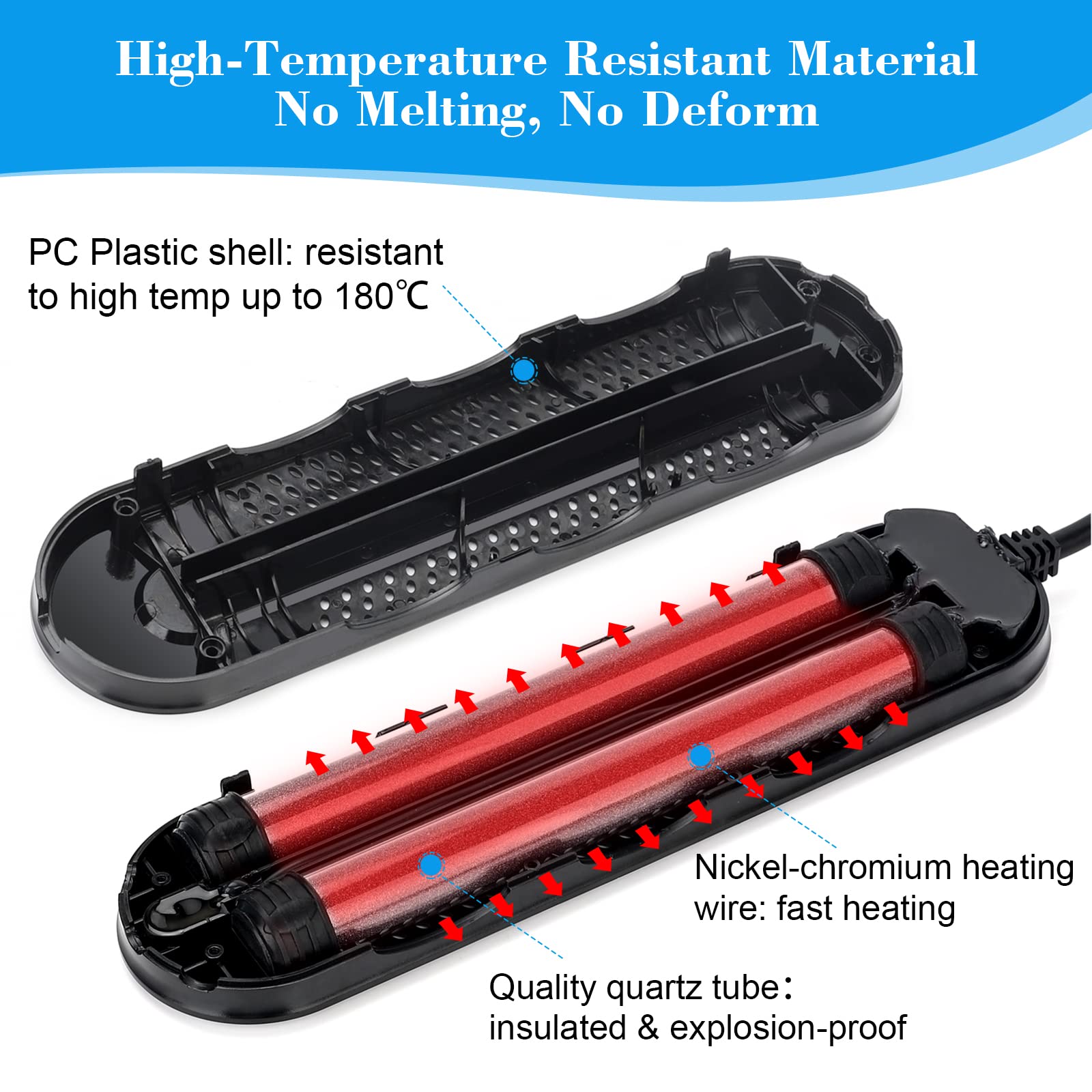 Aqqa Aquarium Heater 800W For 80-220 Gallon Submersible Fish Tank Heater For Aquarium Betta Fish Heater Aquarium Thermostat Heater Hydroponic Freshwater & Saltwater (800W, 80-220Gal)