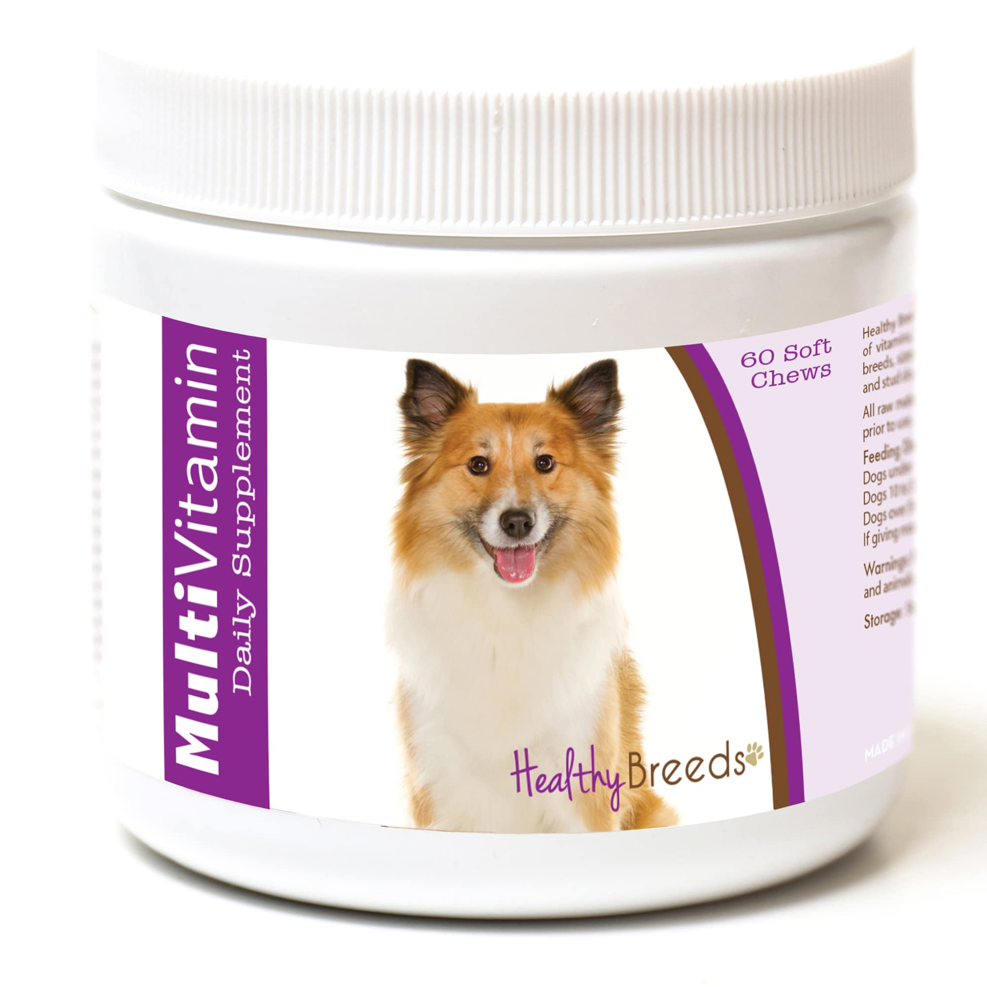 Healthy Breeds Icelandic Sheepdog Multi-Vitamin Soft Chews 60 Count
