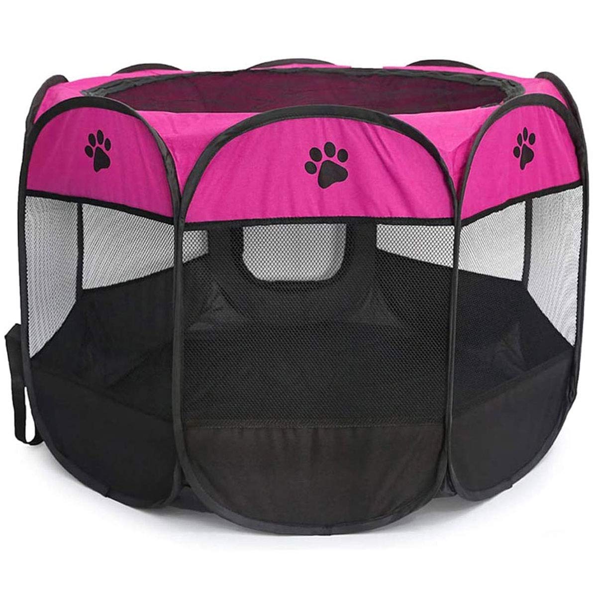 Beikott Pet Playpen, Foldable Dog Playpens, Portable Exercise Kennel Tent For Puppies/Dogs/Cats/Rabbits, Dog Play Tent With Remo