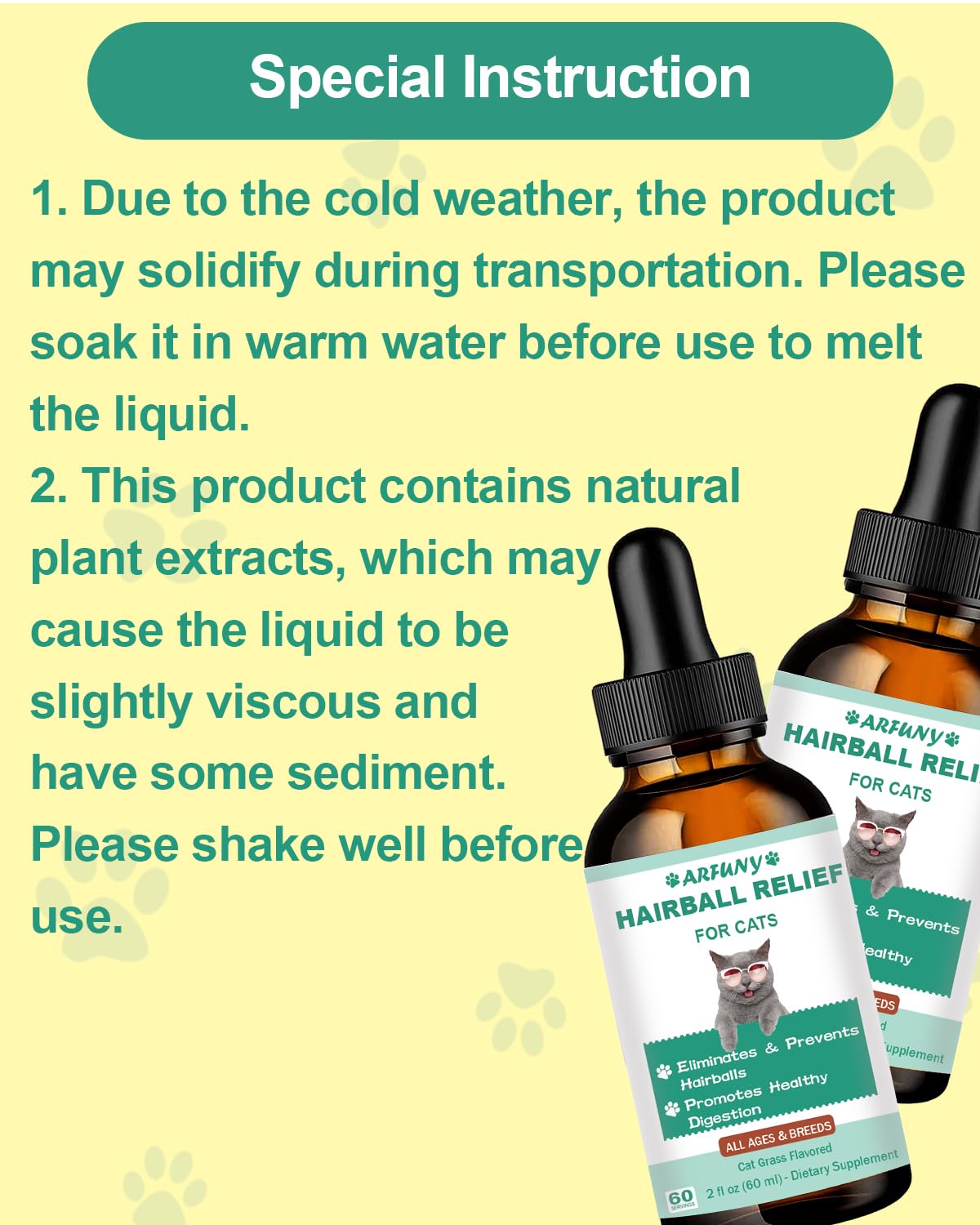 Hairball Treatment for Cats - Cat Hairball Remedy - with Natural Ingredients & Vitamins - Kitten Furball Treatment - Supports Sk
