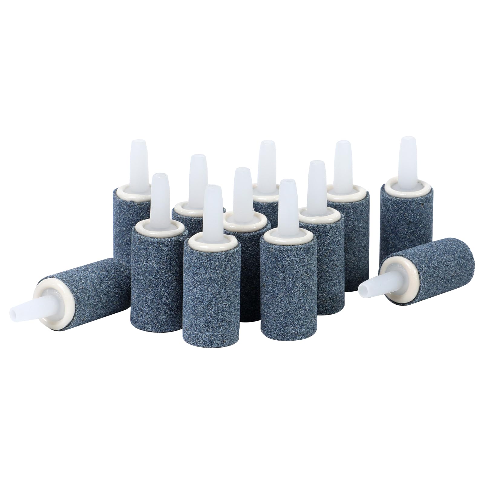 Aquaneat Aquarium Air Stones 1 Inch 12Pcs, Bubble Stone, Fish Tank Airstones, Aerator Stone Bubble Diffuser, Air Pump Accessories For Aquariums, Fish Tanks, And Hydroponics