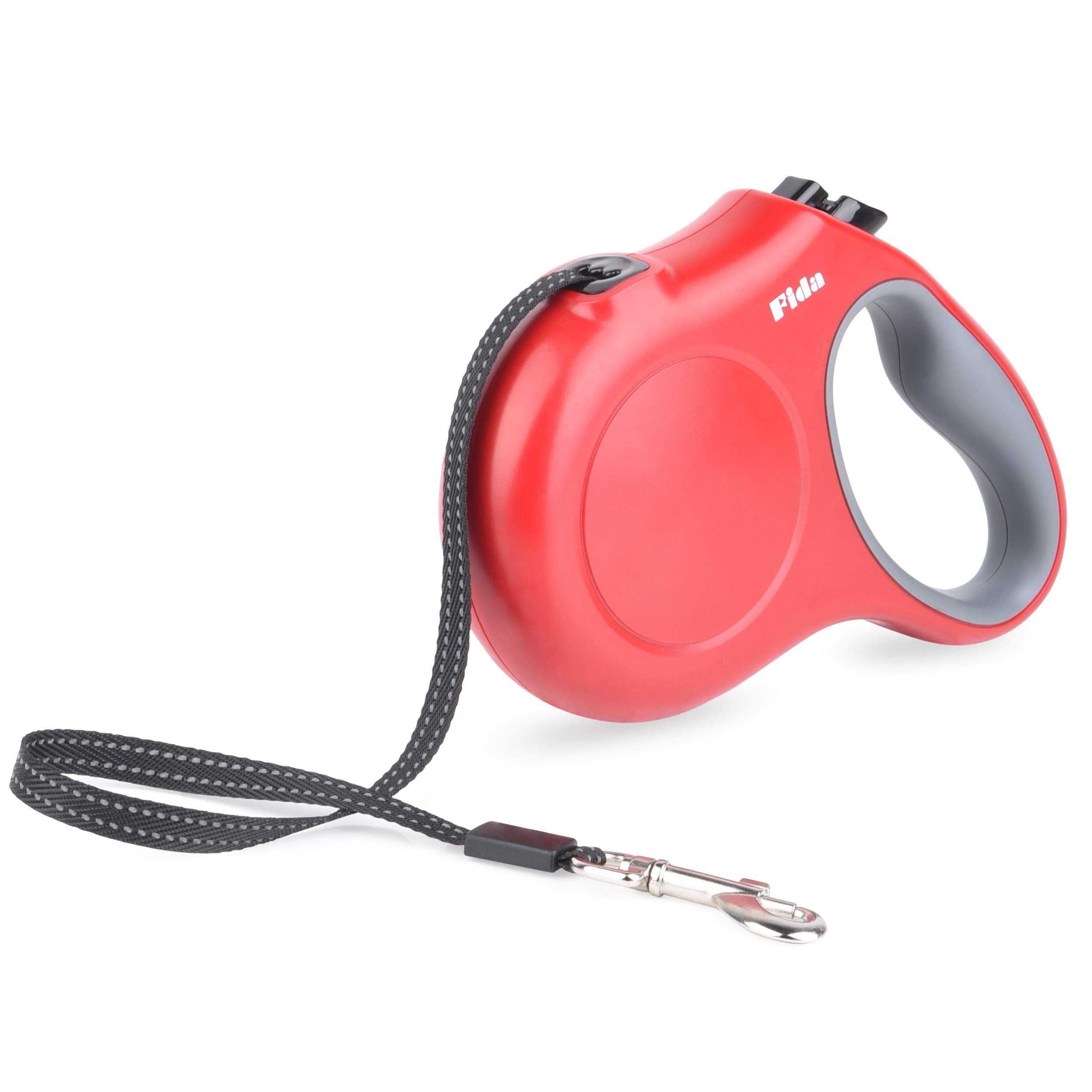 Fida Retractable Dog Leash, 16 Ft Dog Walking Leash For Small And Medium Dogs Up To 44Lbs, 360?Tangle Free, Red