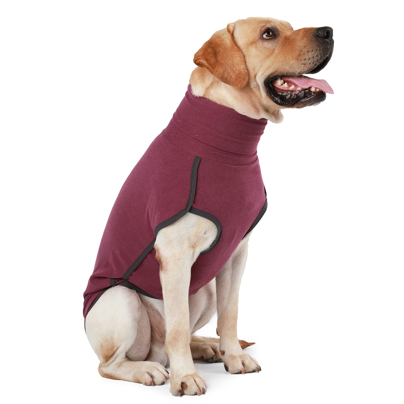 Dog Sweater Pullover Cold Weather Vest For Dogs Dog Sweatshirt Dog Jacket For Indoor And Outdoor Use (Xx-Small, Wine Red)