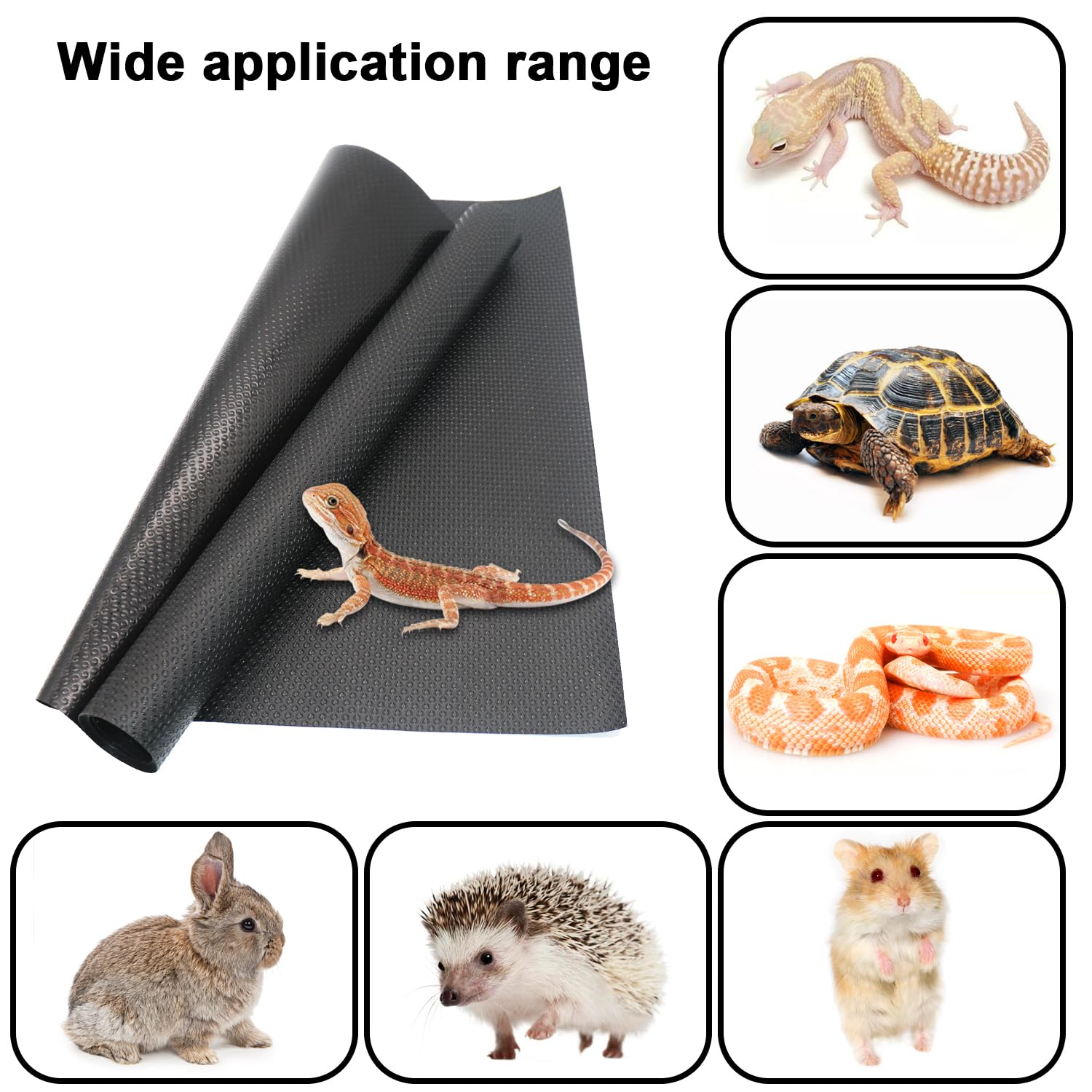 Ruenxg Reptile Carpet Reptile Mat 2 Pack Bearded Dragon Leopard Gecko Substrate Bearded Dragon Tank Flooring Snake Tortoise Bedd