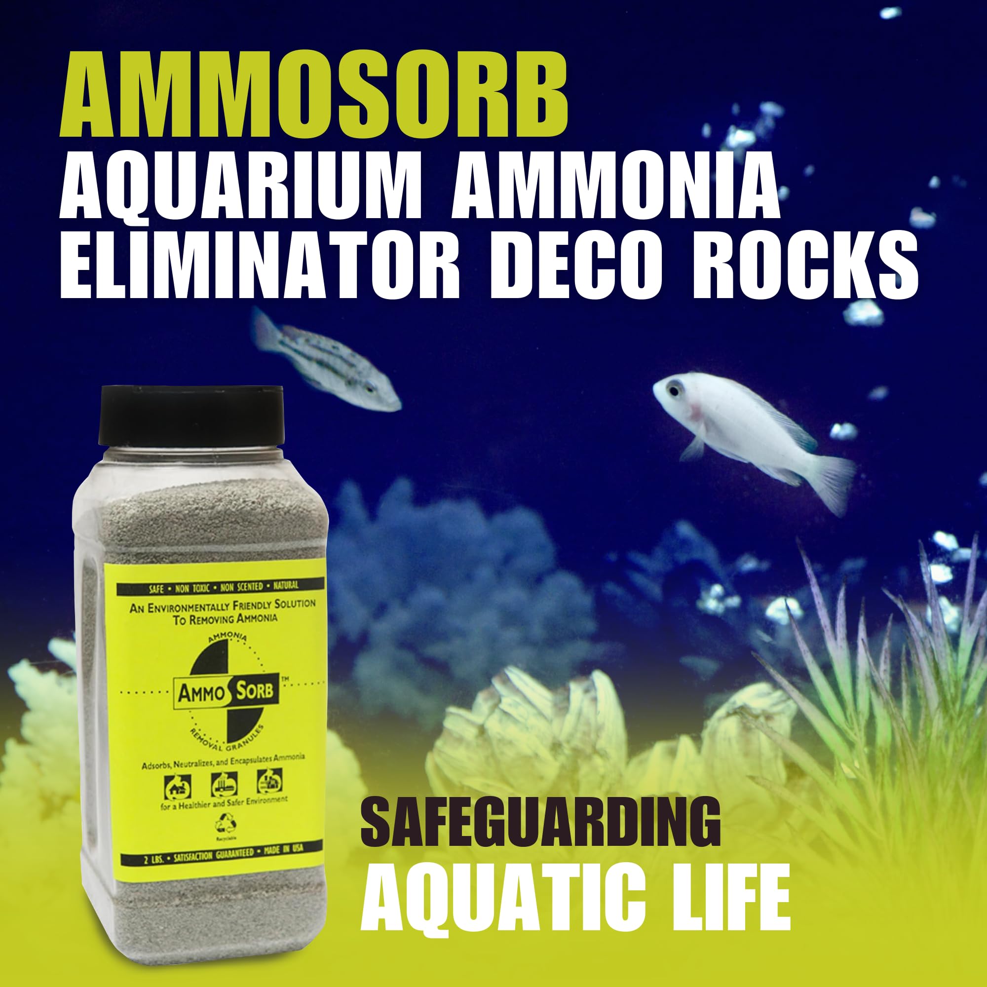 Ammosorb® Eco Aquarium Ammonia Removal Granules 2Lbs