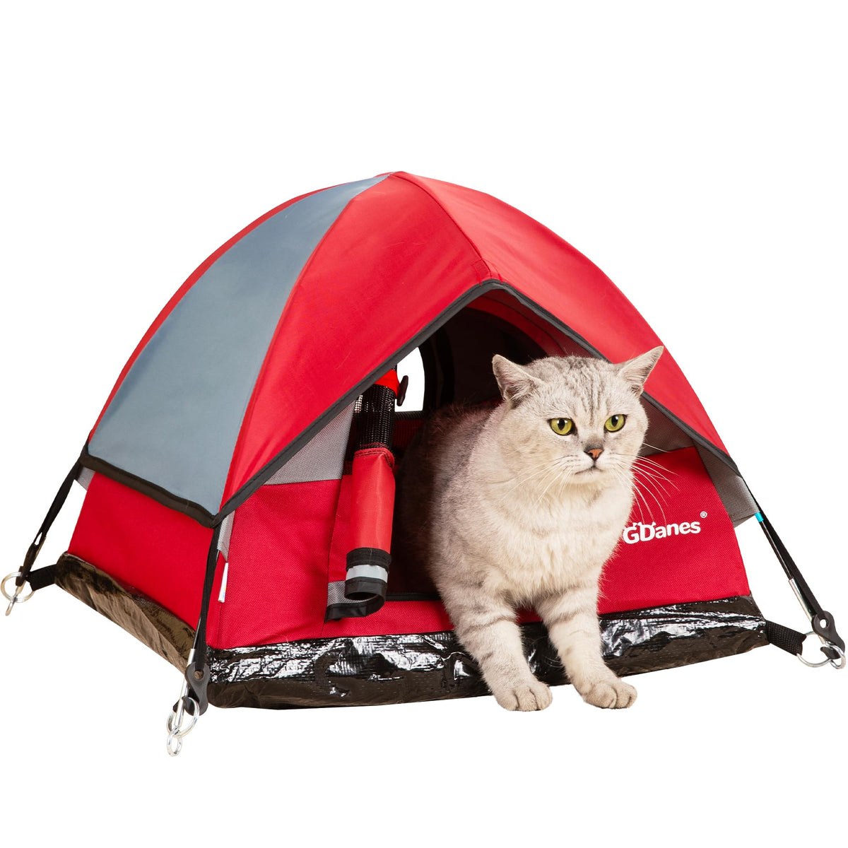 outdoor tent for cats Gdanes Cat House Portable Indoor/Outdoor Red Cat Tent For Cats And Sma – Petocart