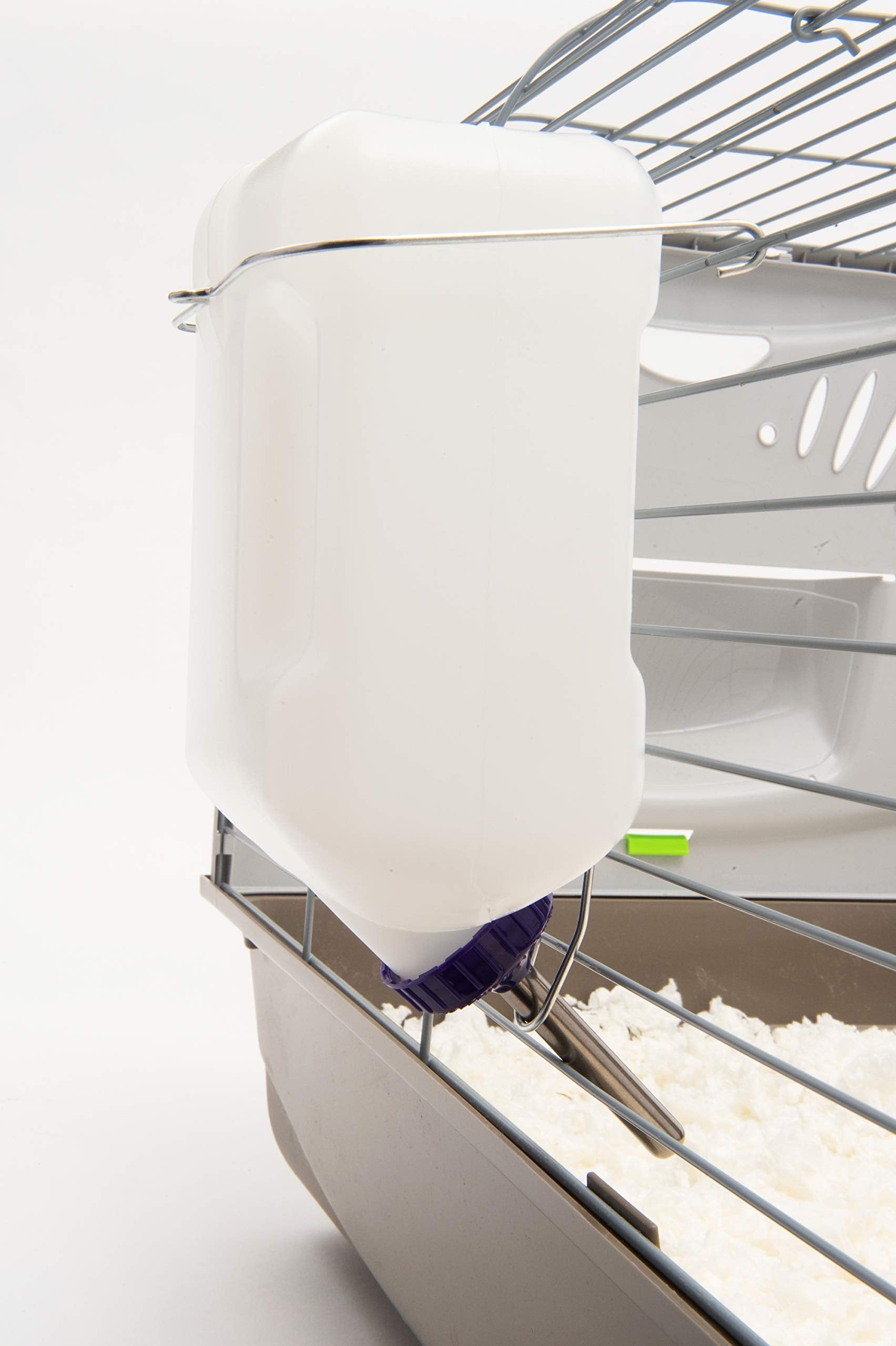 Lixit Widemouth Cage Water Bottles For Rabbits, Ferrets, Guinea Pigs, Rats And Other Small Animals. (White, 64 Ounce Pack Of 2)