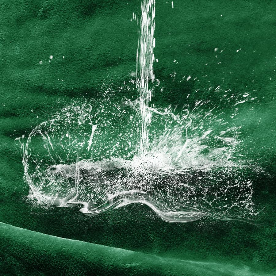 Yaning Waterproof Pet Blanket, Reversible Sherpa Fleece, 50x60 inches, Green, Soft Liquid Pee Proof Protector for Dogs and Cats