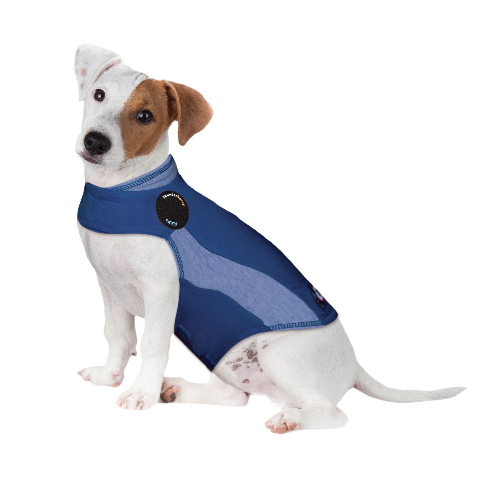 ThunderShirt for Dogs, Small, Blue Polo - Dog Anxiety Relief Calming Vest