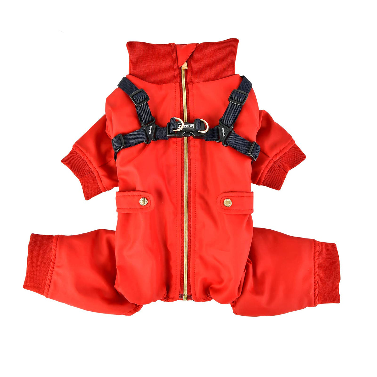 Puppia Garnet Jumpsuit - Red - Small