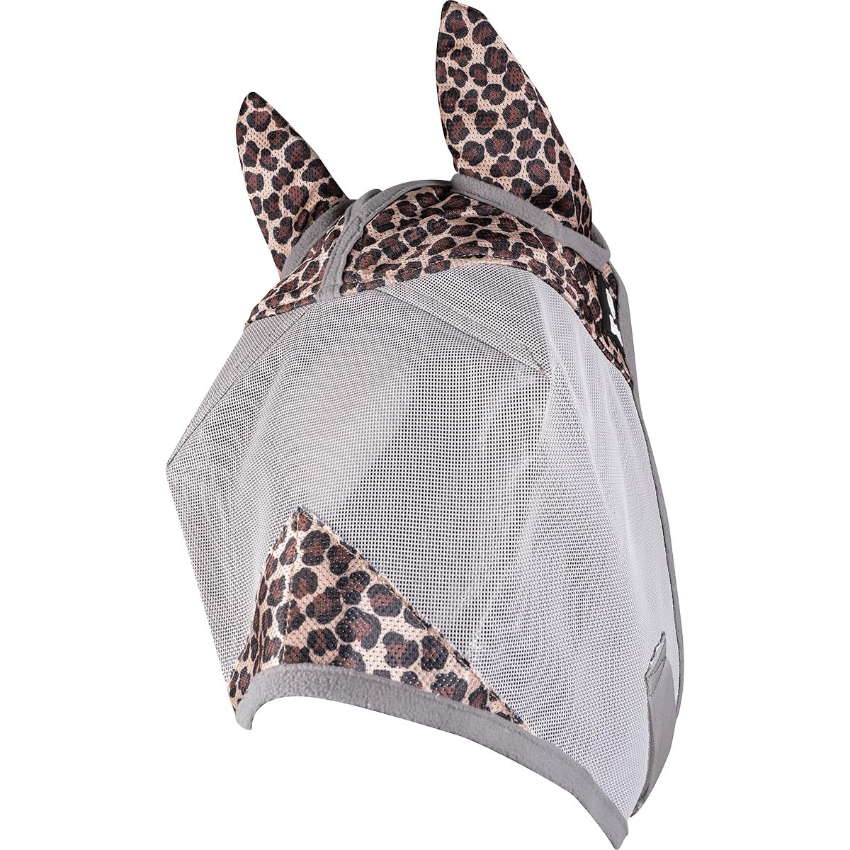 CASHEL COMPANY Patterned Crusader Fly Mask, Color: Leopard, Size: Foal/Mini Pony (CFMFSE-20LP)