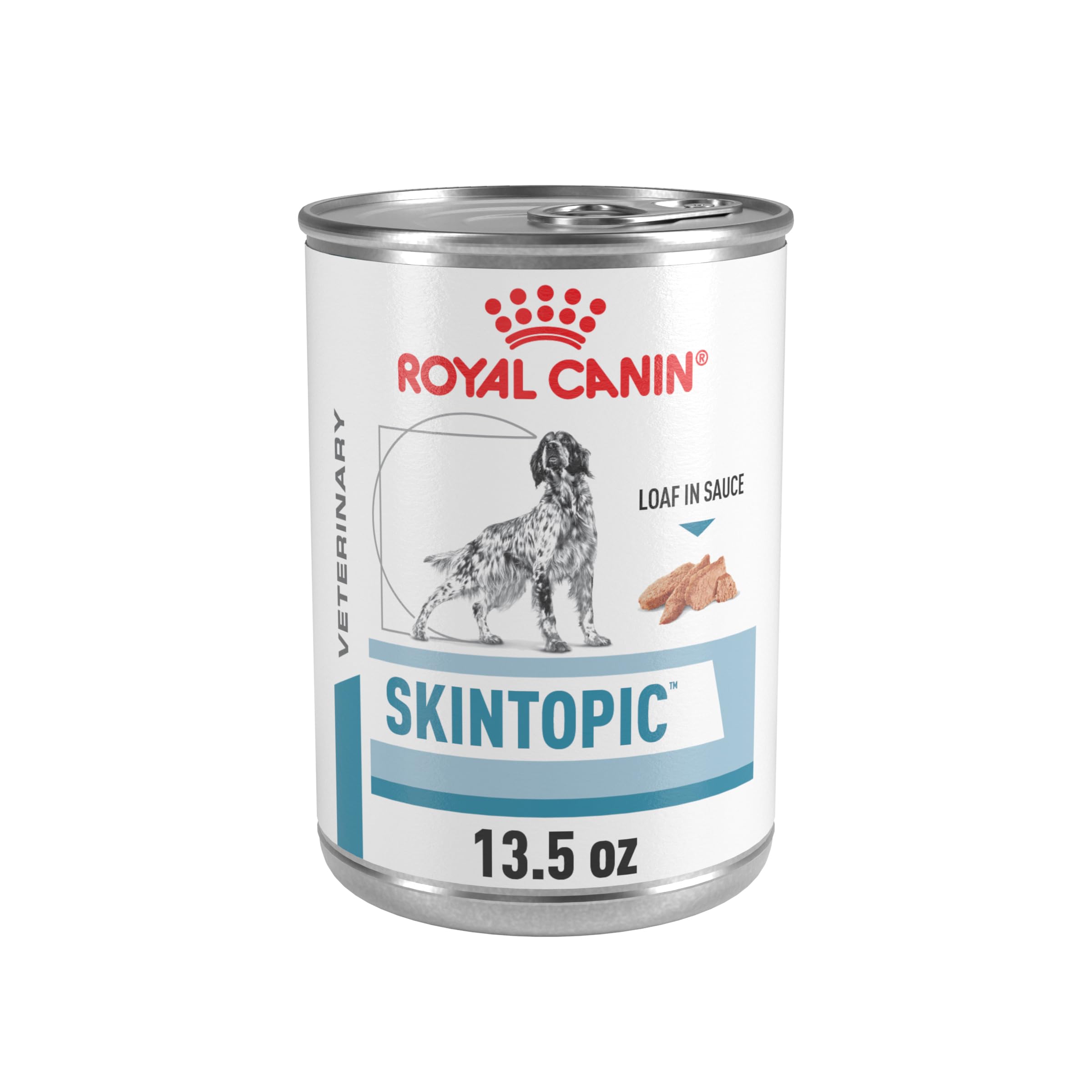 Royal Canin Veterinary Diet Skintopic Loaf in Sauce Dog Food, 13.5 oz (Pack of 24)