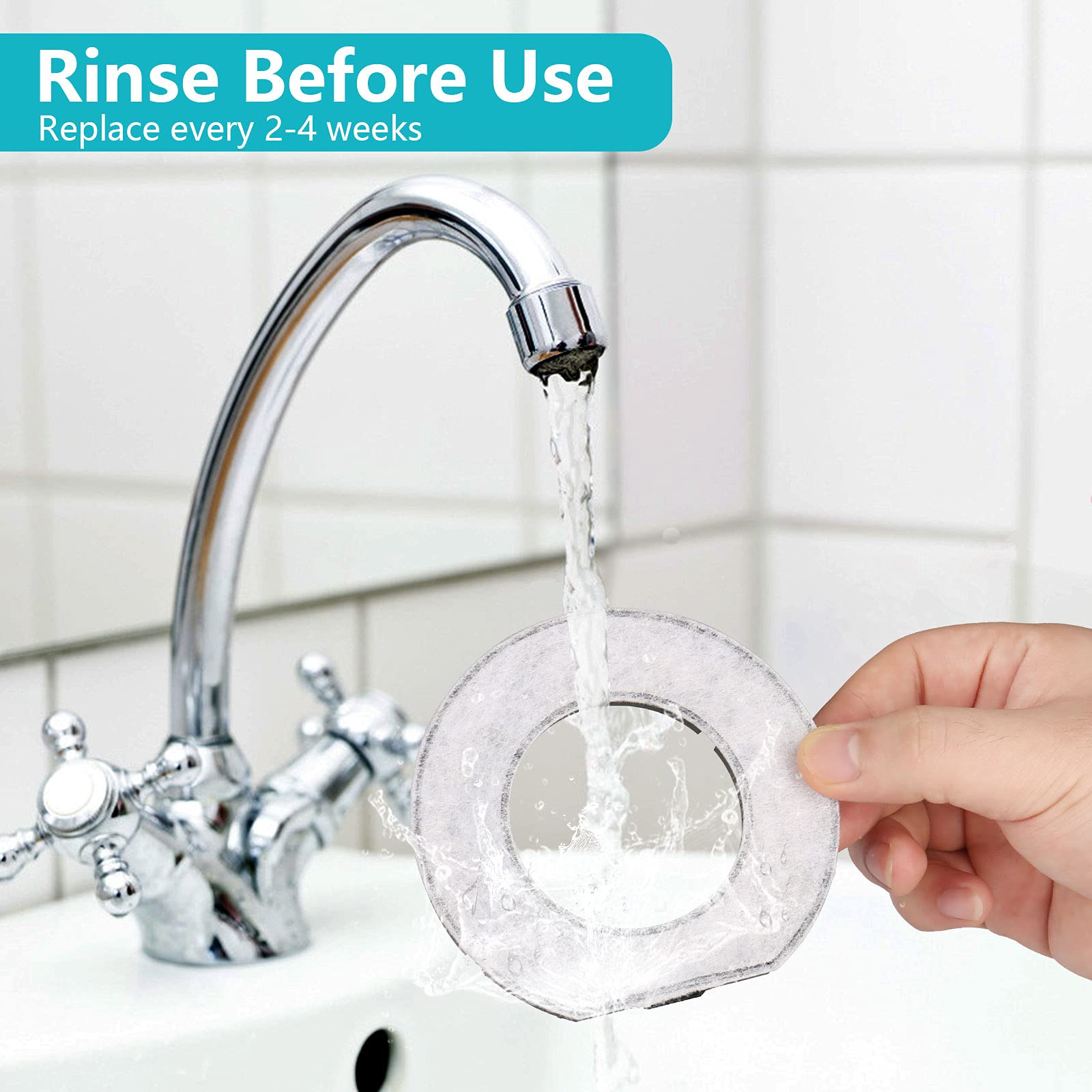 Upsky 4Pcs Replacement Filters For 70Oz No Spill Dog Water Bowl