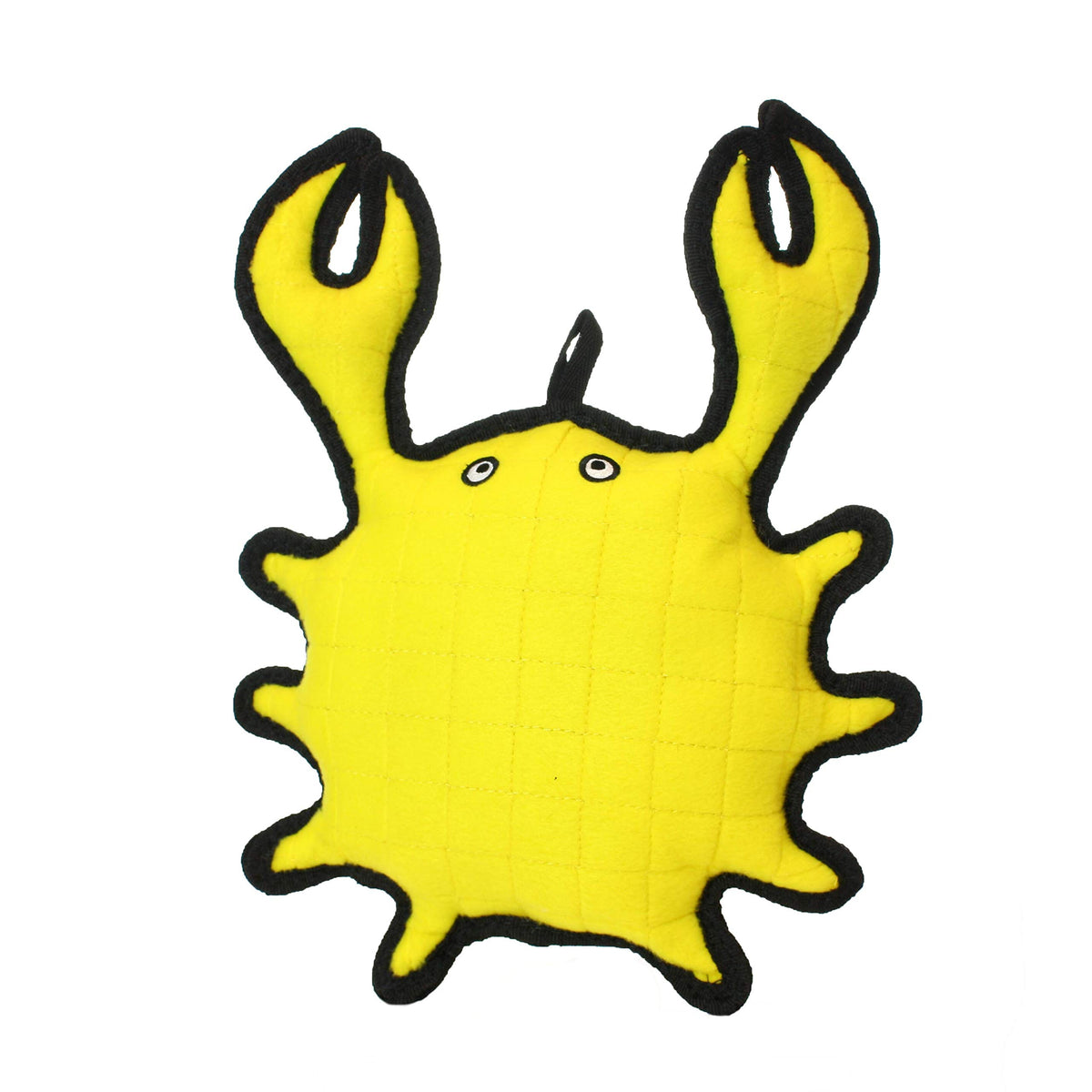 Tuffy - World'S Tuffest Soft Dog Toy - Ocean Crab - Squeakers - Multiple Layers. Made Durable, Strong & Tough. Interactive Play (Tug, Toss & Fetch). Machine Washable & Floats.