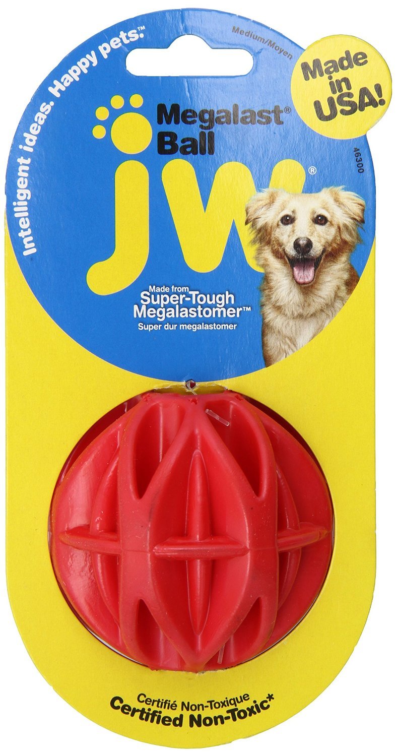 Jw Pet Medium Megalast Ball Dog Toy 2-Pack