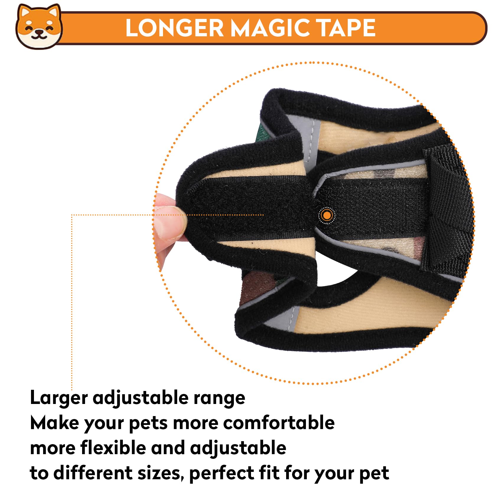 Pwod Dog Harness With Leash Set, No-Pull Step-In Reflective Pet Harness With 1 Leash Clips, Adjustable Soft Padded Easy Walk Dog