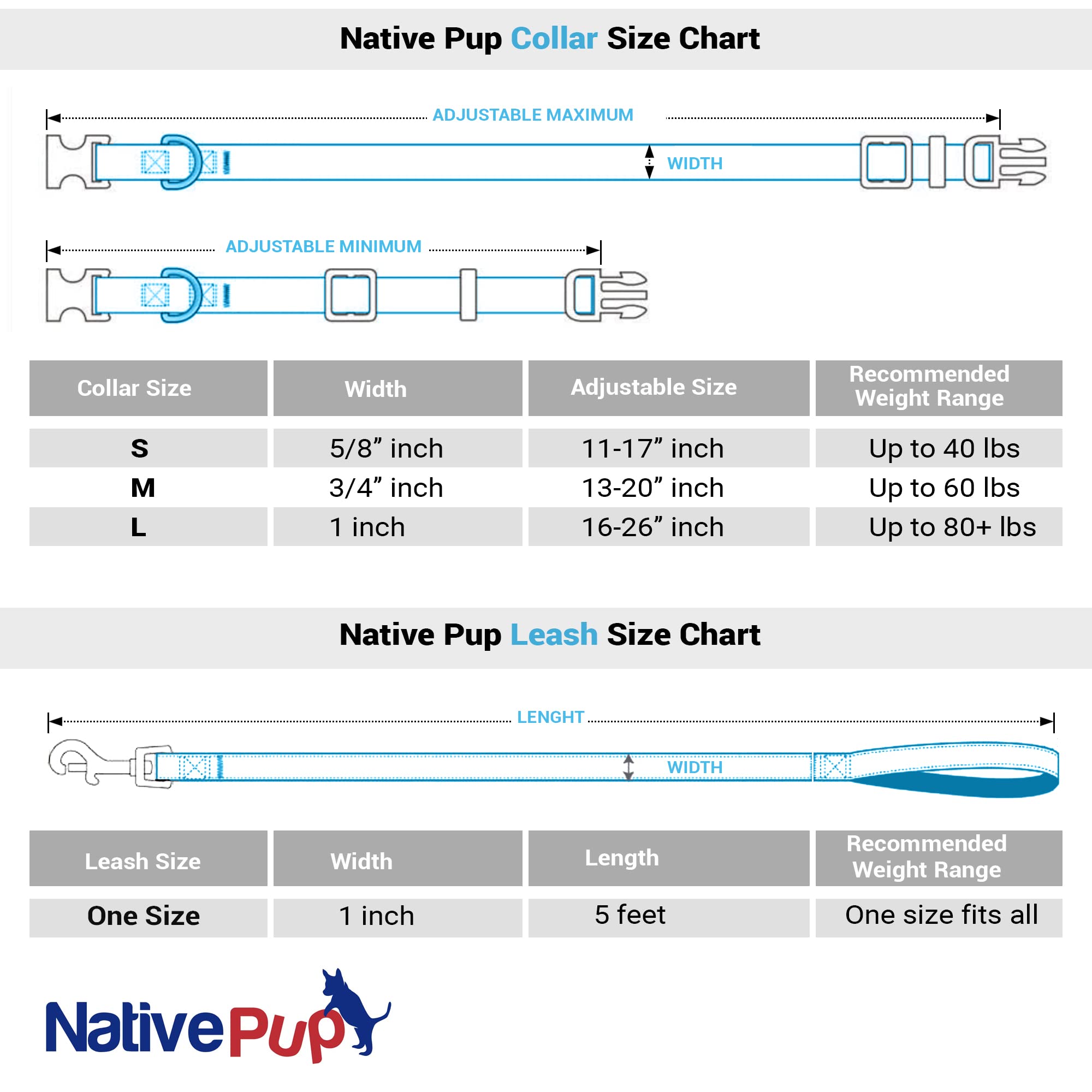 Native Pup Western Dog Collar, Cute Designer Aztec Tribal Pattern, Male Female (Small, Turquoise)